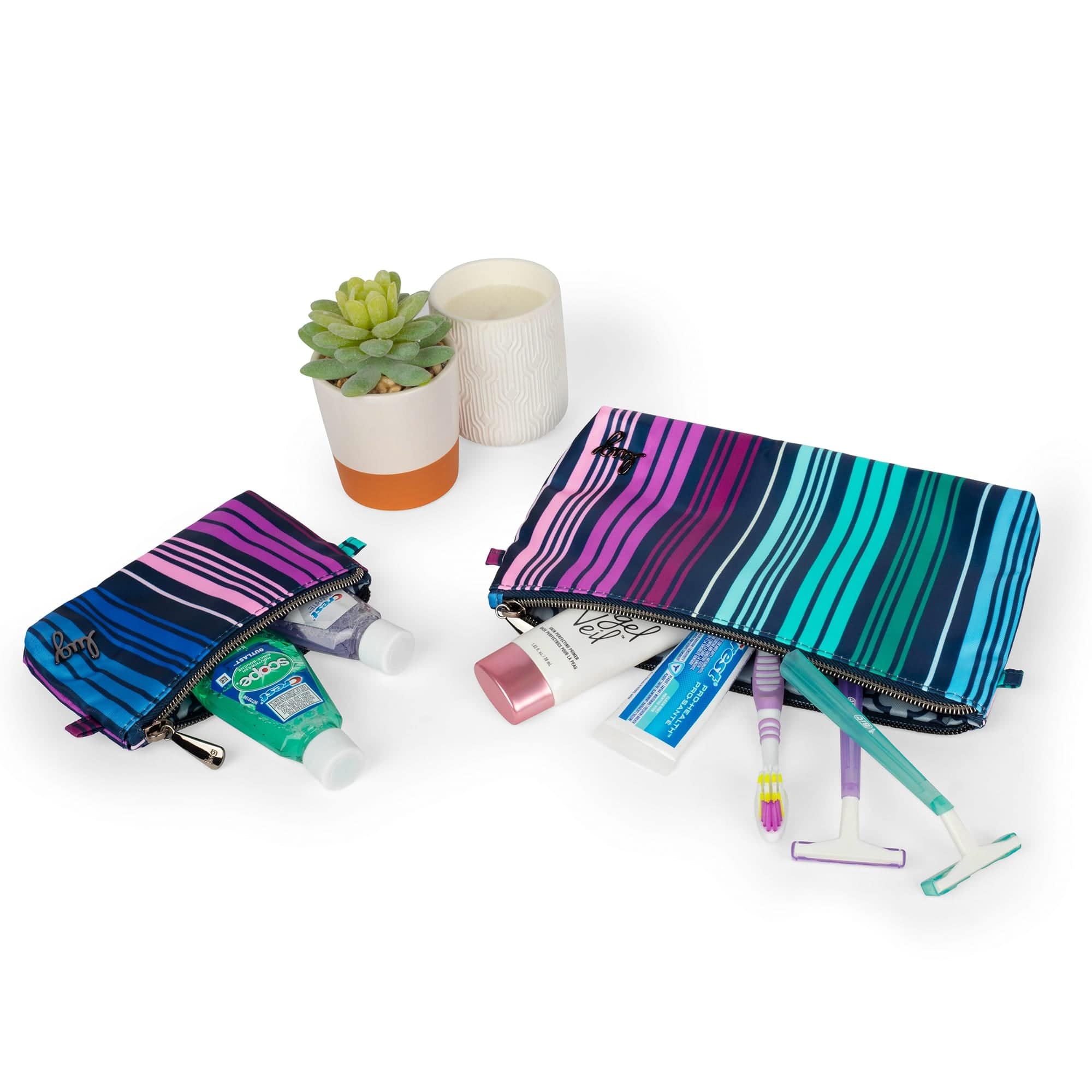 Tackle 4pc Storage Pouches - LOVE STRIPE MULTI - TacklePouches_Lifestyle_03