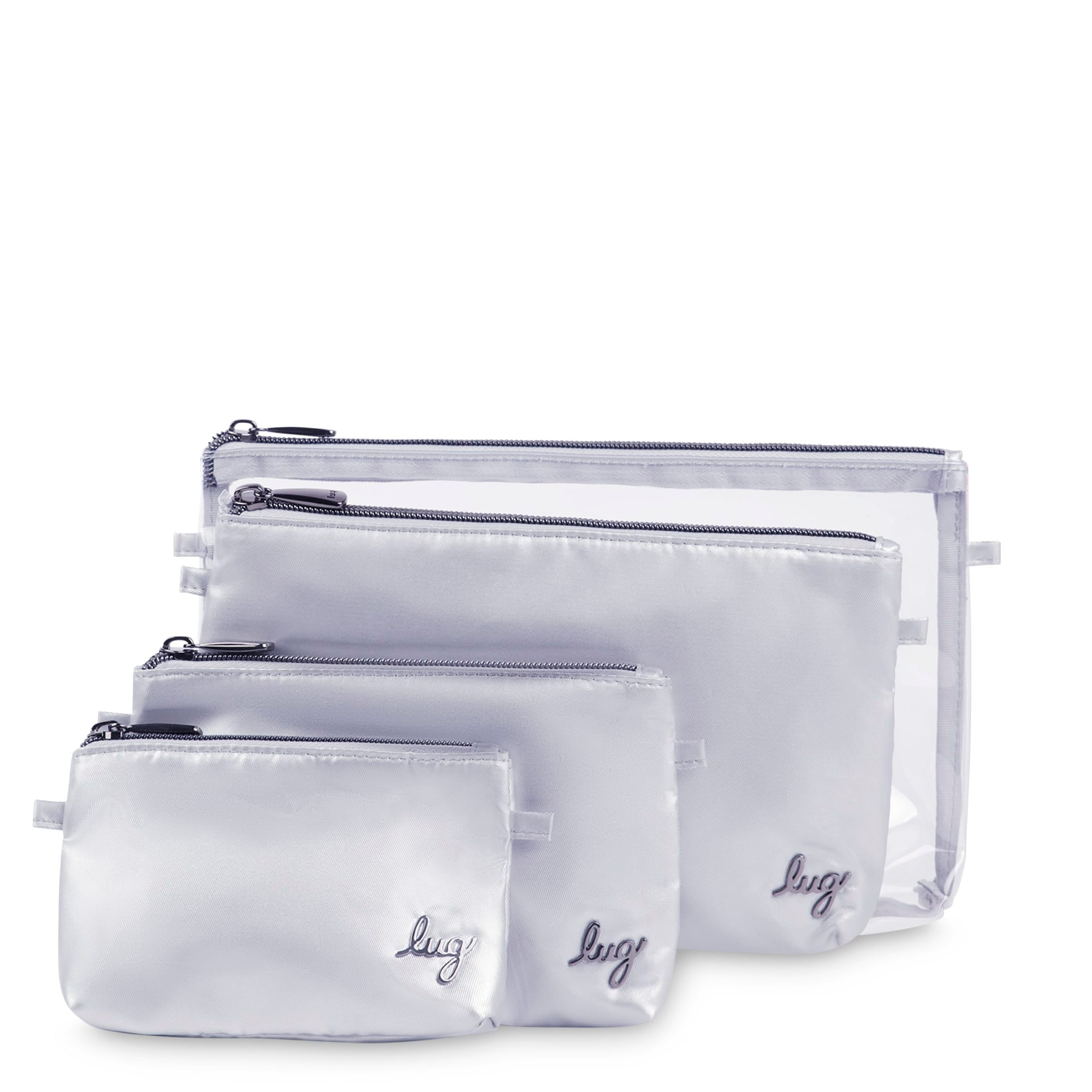 Tackle 4pc Storage Pouches - METALLIC SILVER - TacklePouches_Metallic_Silver_01