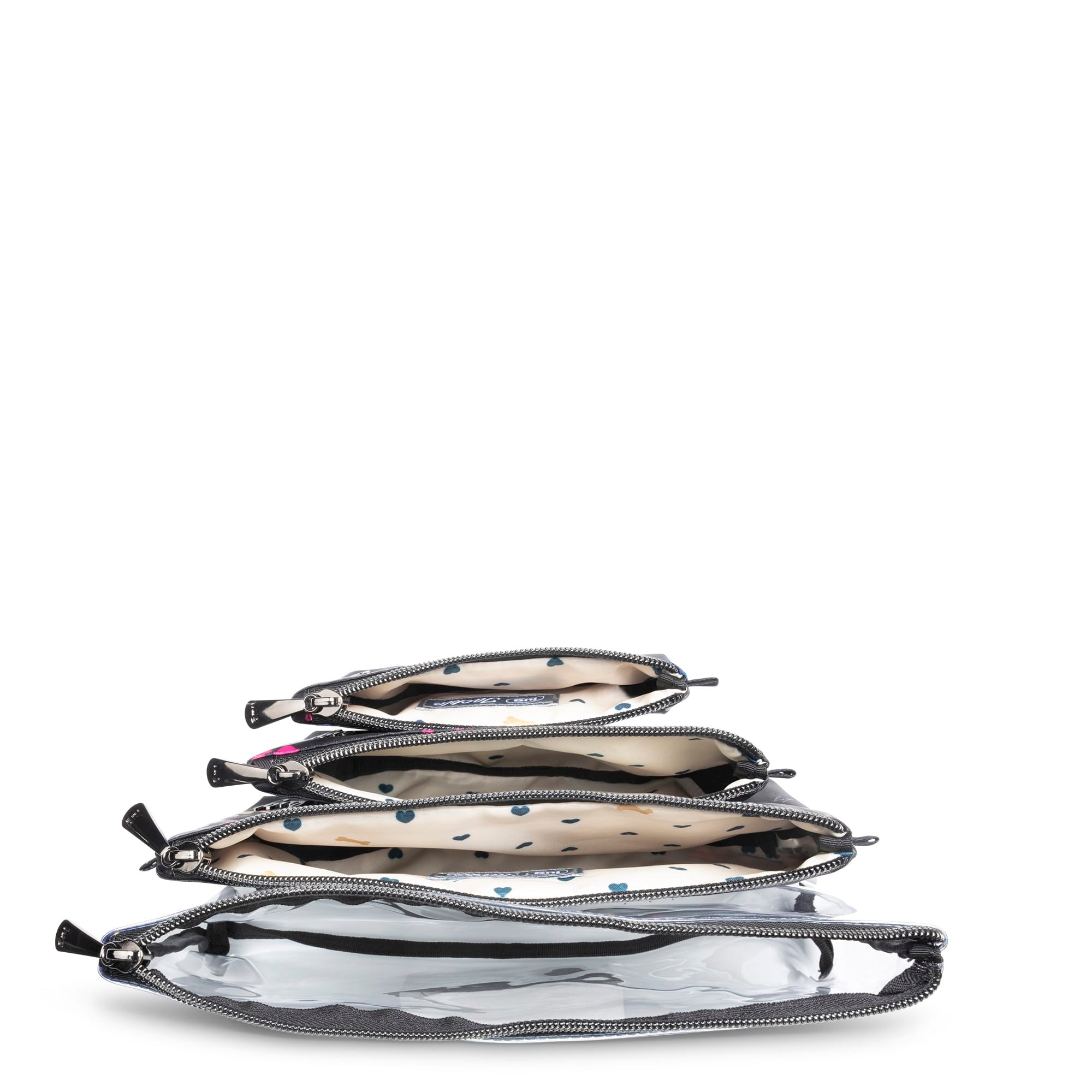 Tackle 4pc Storage Pouches - PAWS BLACK - TacklePouches_Paws_Black_04