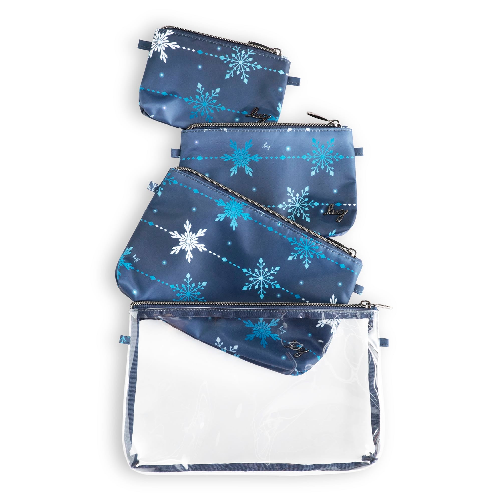 Tackle 4pc Storage Pouches - SNOWFLAKE NAVY - TacklePouches_Snowflake_Navy_03