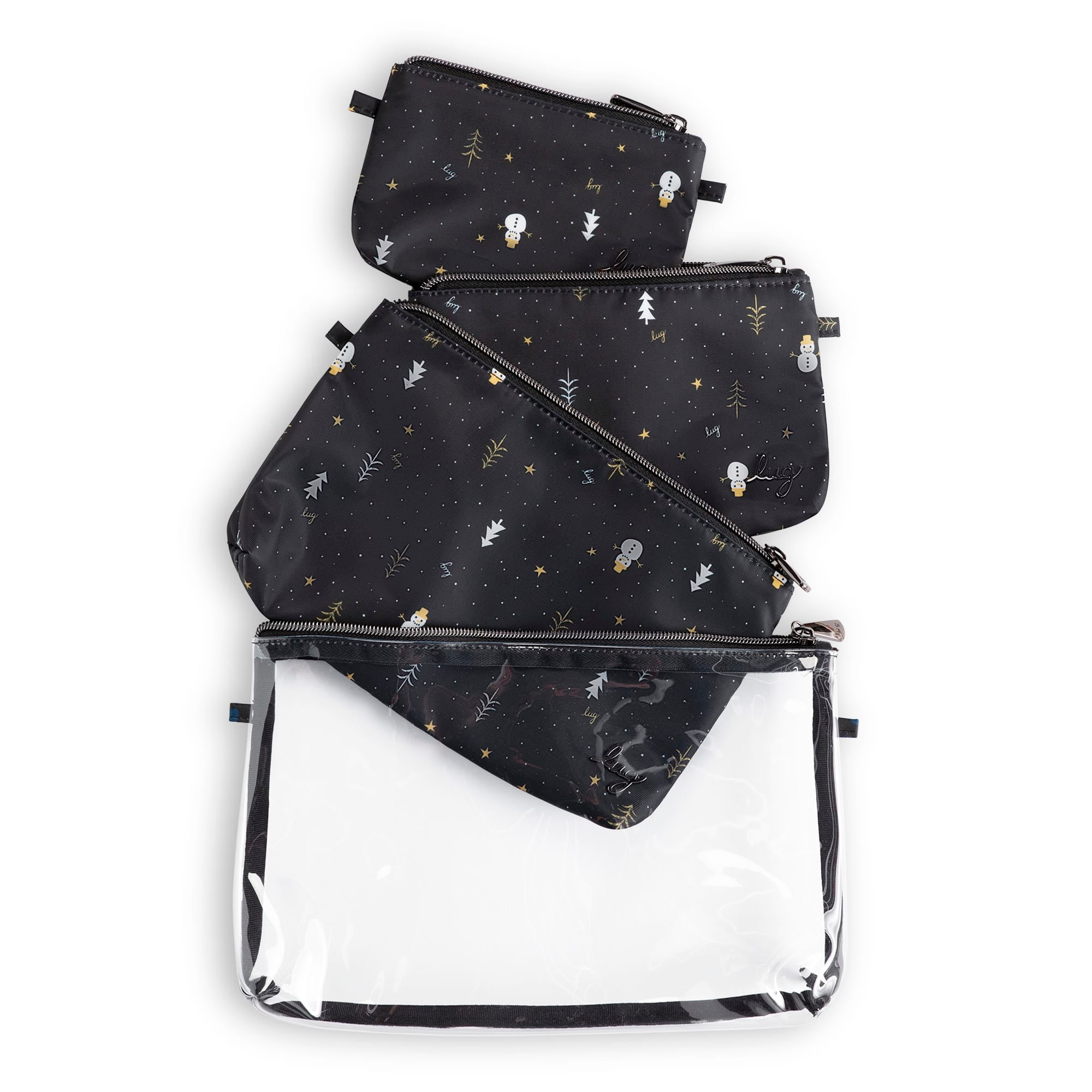 Tackle 4pc Storage Pouches - SNOWMAN TREES - TacklePouches_Snowman_Trees_03