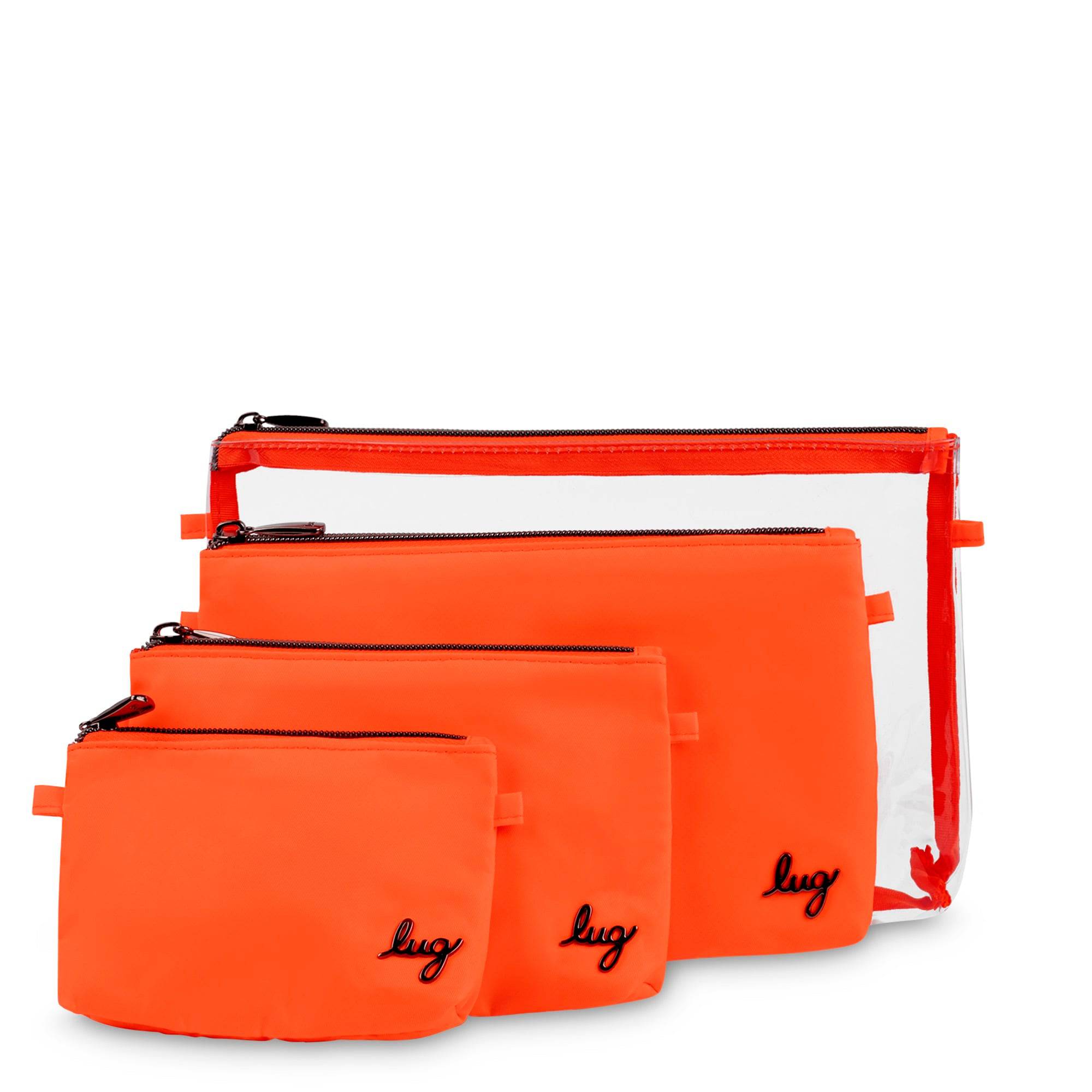 Tackle 4pc Storage Pouches - CORAL - TacklecPouches_Orange_01