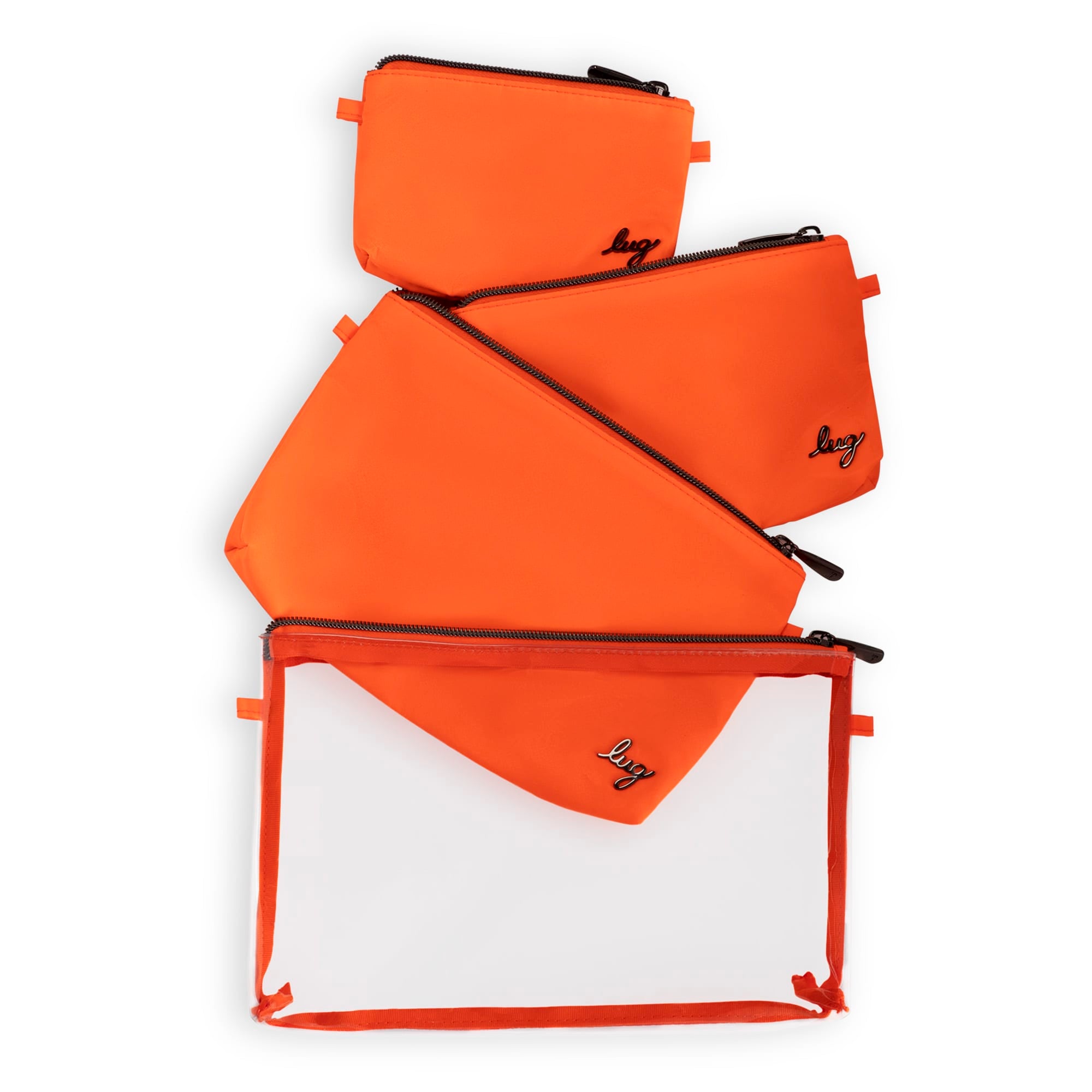 Tackle 4pc Storage Pouches - CORAL - TacklecPouches_Orange_03