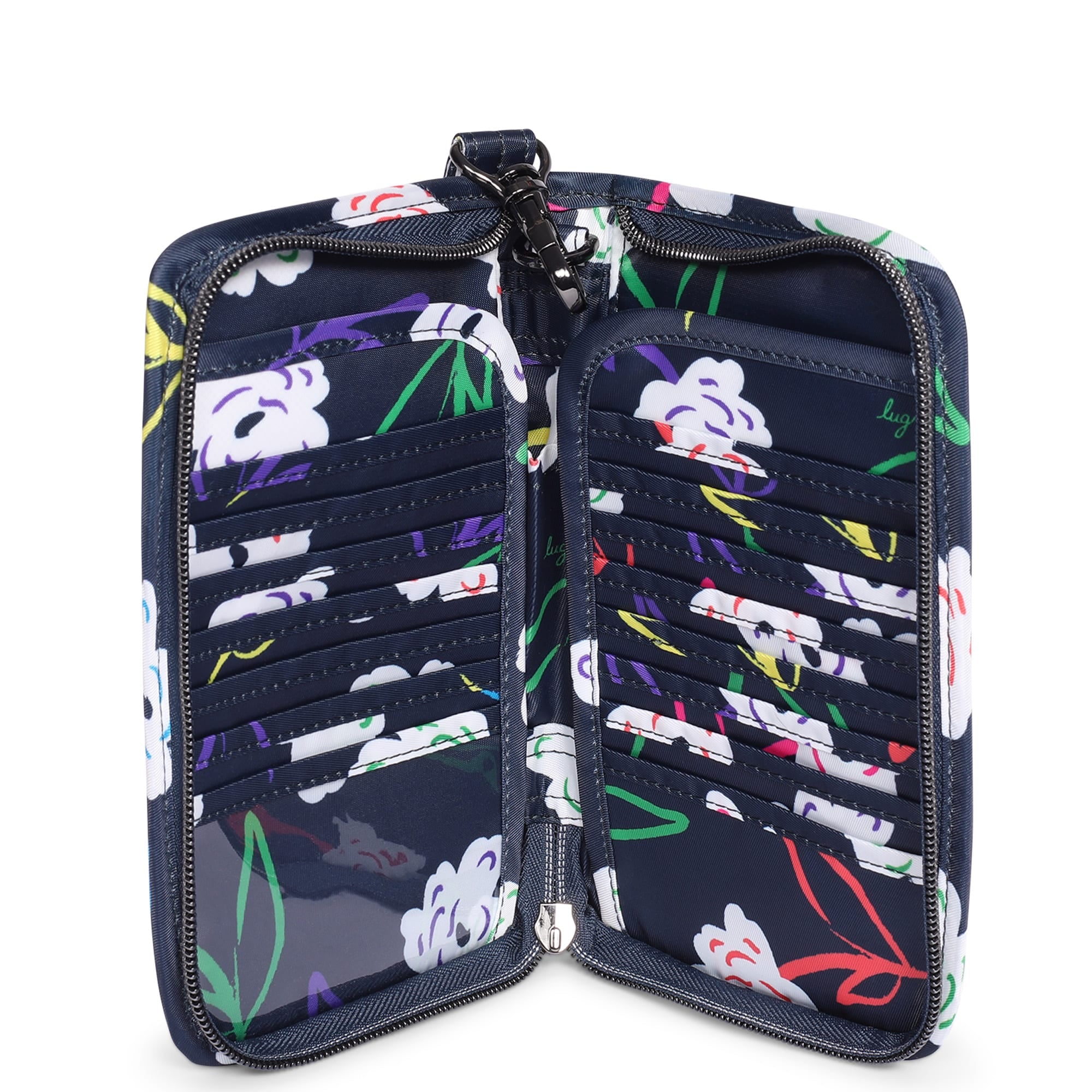 Tandem Zip SE RFID Wallet - BRIGHT FLORAL - TandemSE_BrightFloral_05