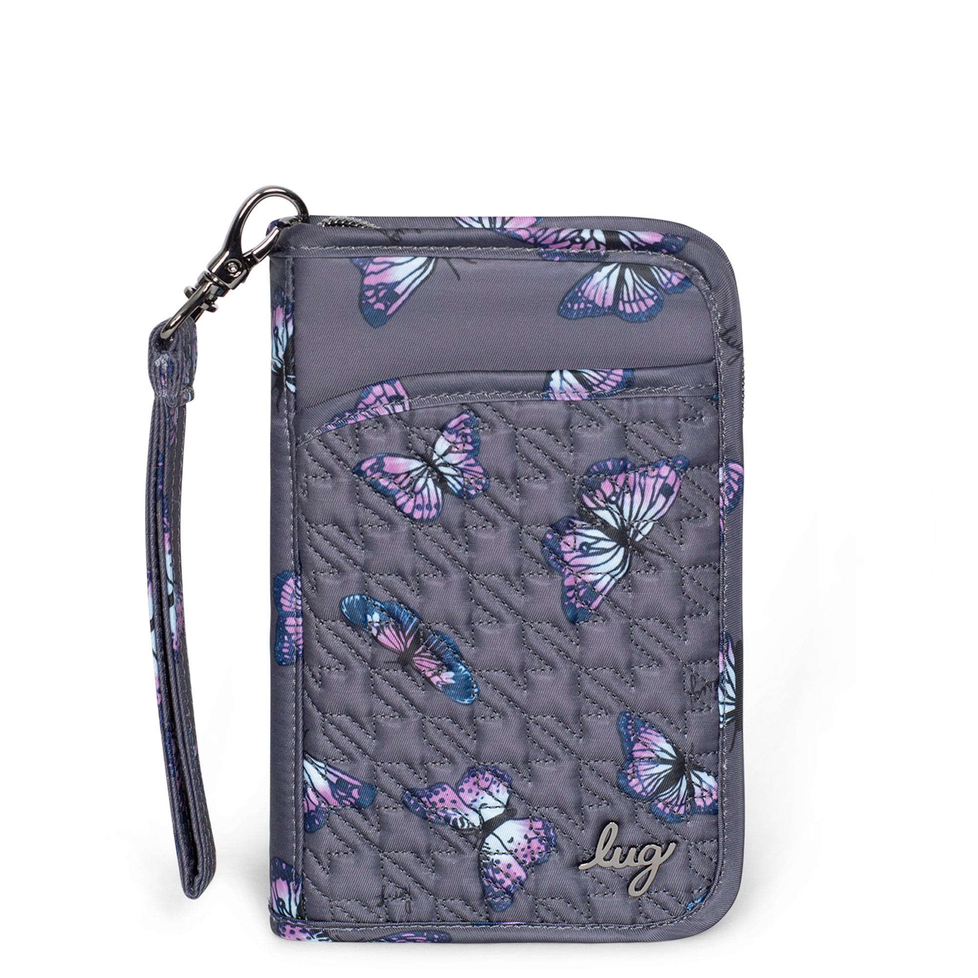 Tandem Zip SE RFID Wallet - BUTTERFLY GREY - TandemSE_Butterfley_Grey_01