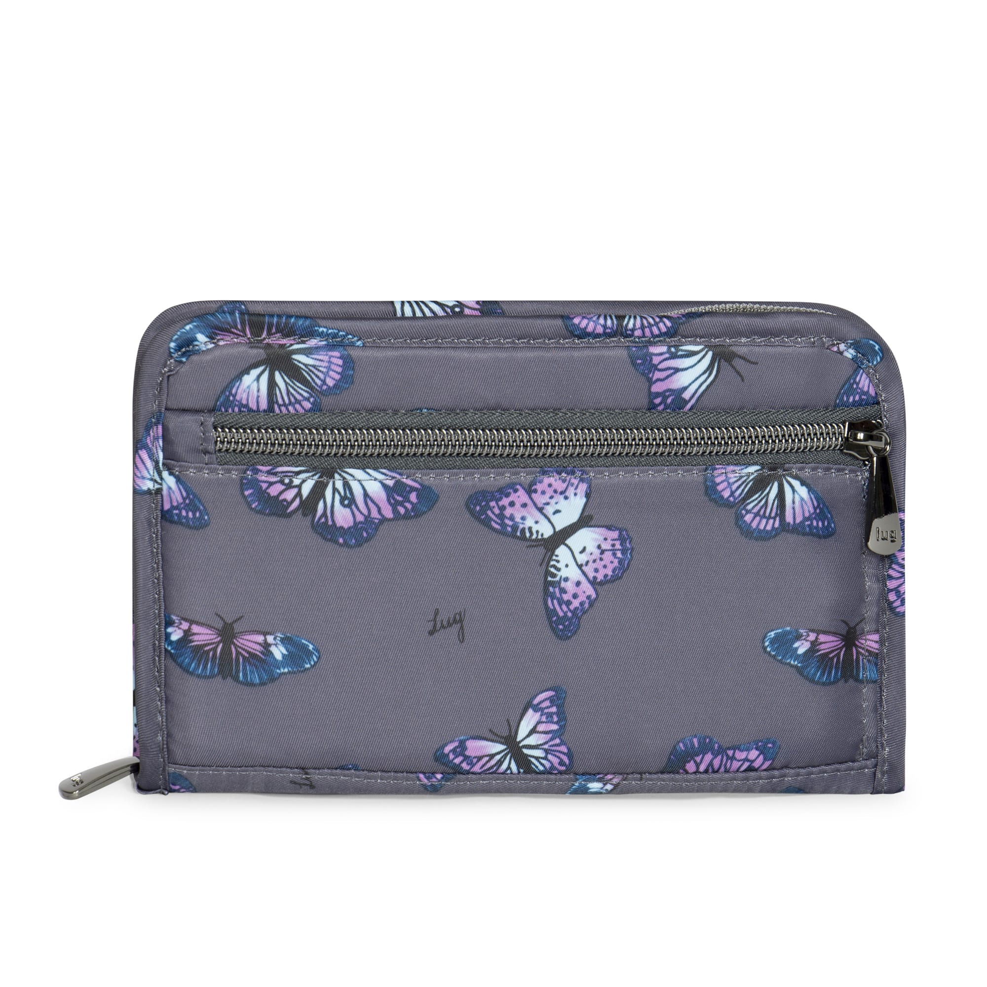 Tandem Zip SE RFID Wallet - BUTTERFLY GREY - TandemSE_Butterfley_Grey_04