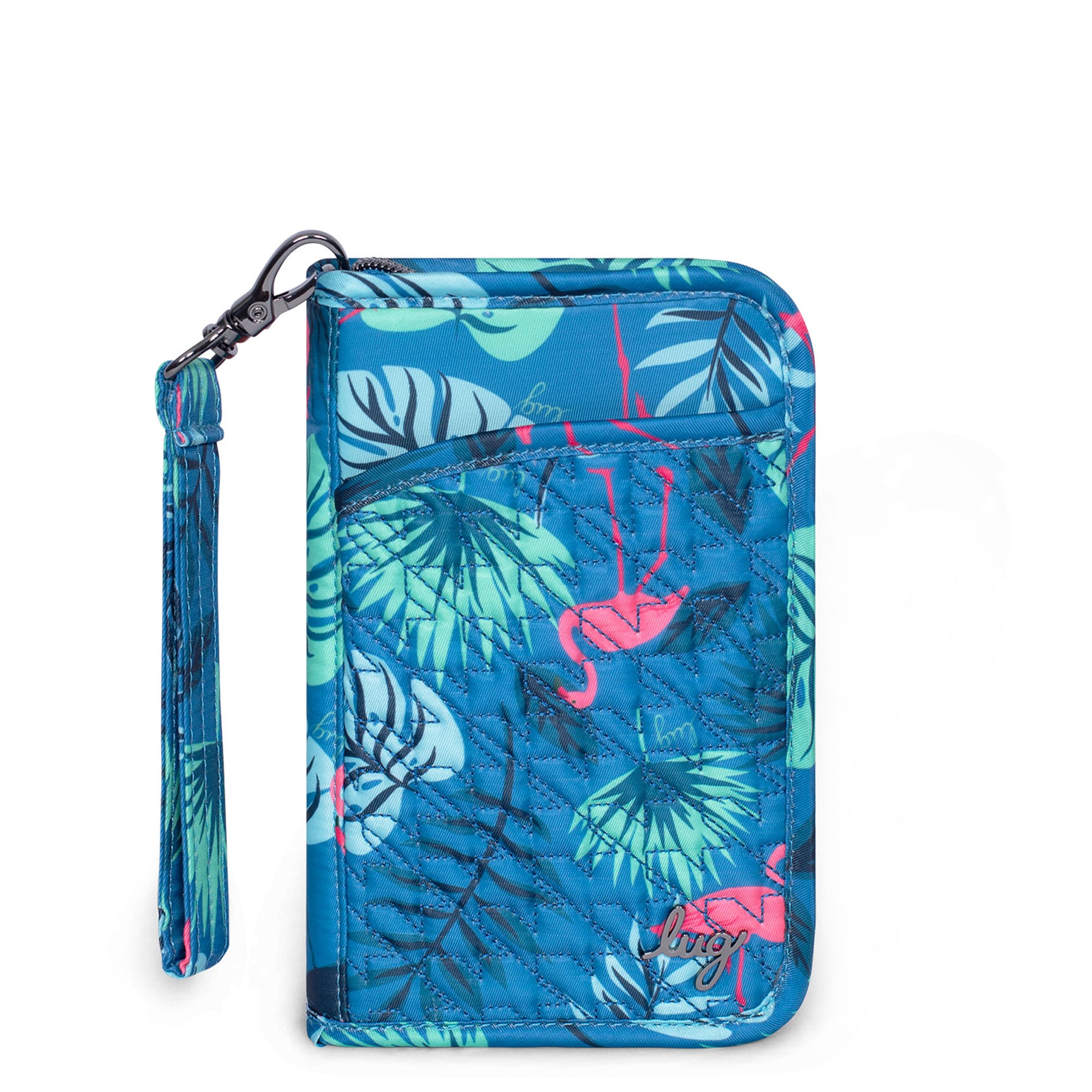 Tandem Zip SE RFID Wallet - FLAMINGO BLUE - TandemSE_FlamingoBlue_01