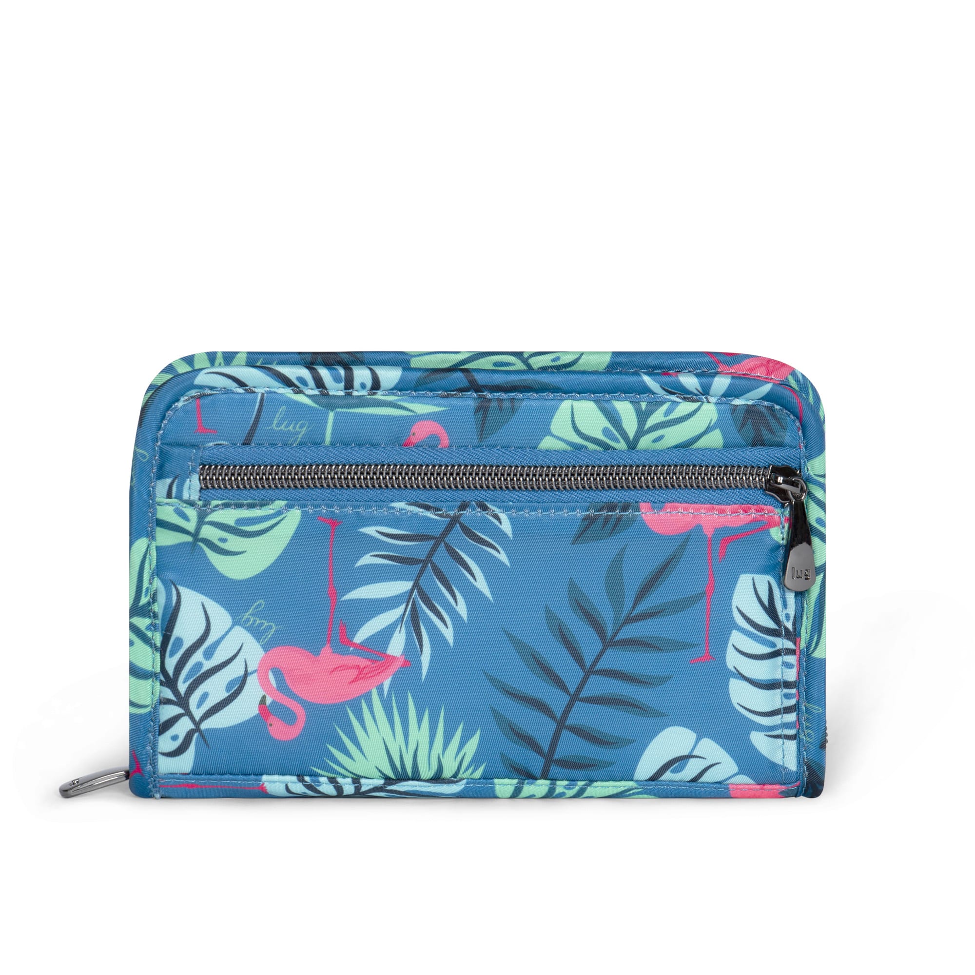 Tandem Zip SE RFID Wallet - FLAMINGO BLUE - TandemSE_FlamingoBlue_04