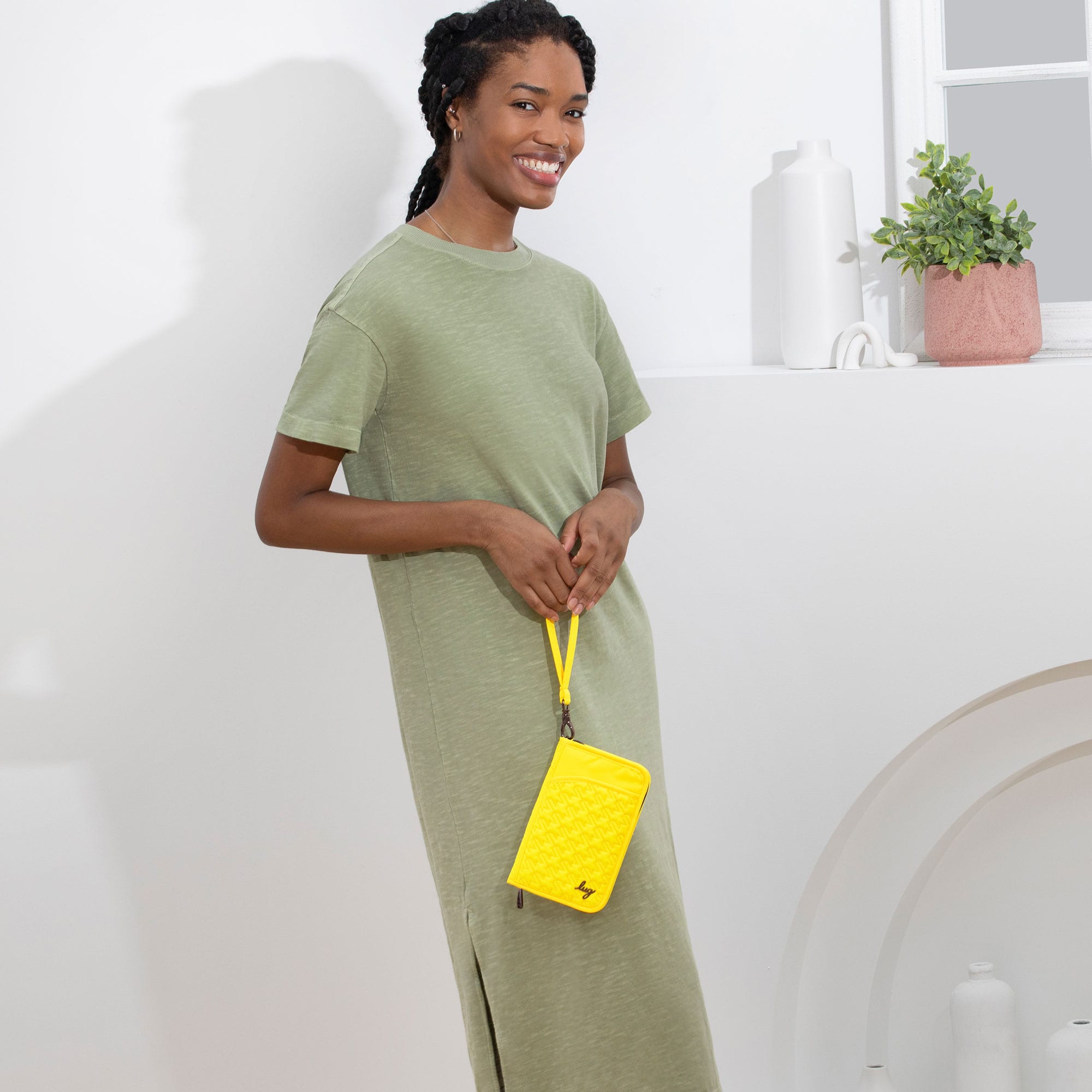 Tandem Zip SE RFID Wallet - YELLOW - TandemSE_Yellow_Model