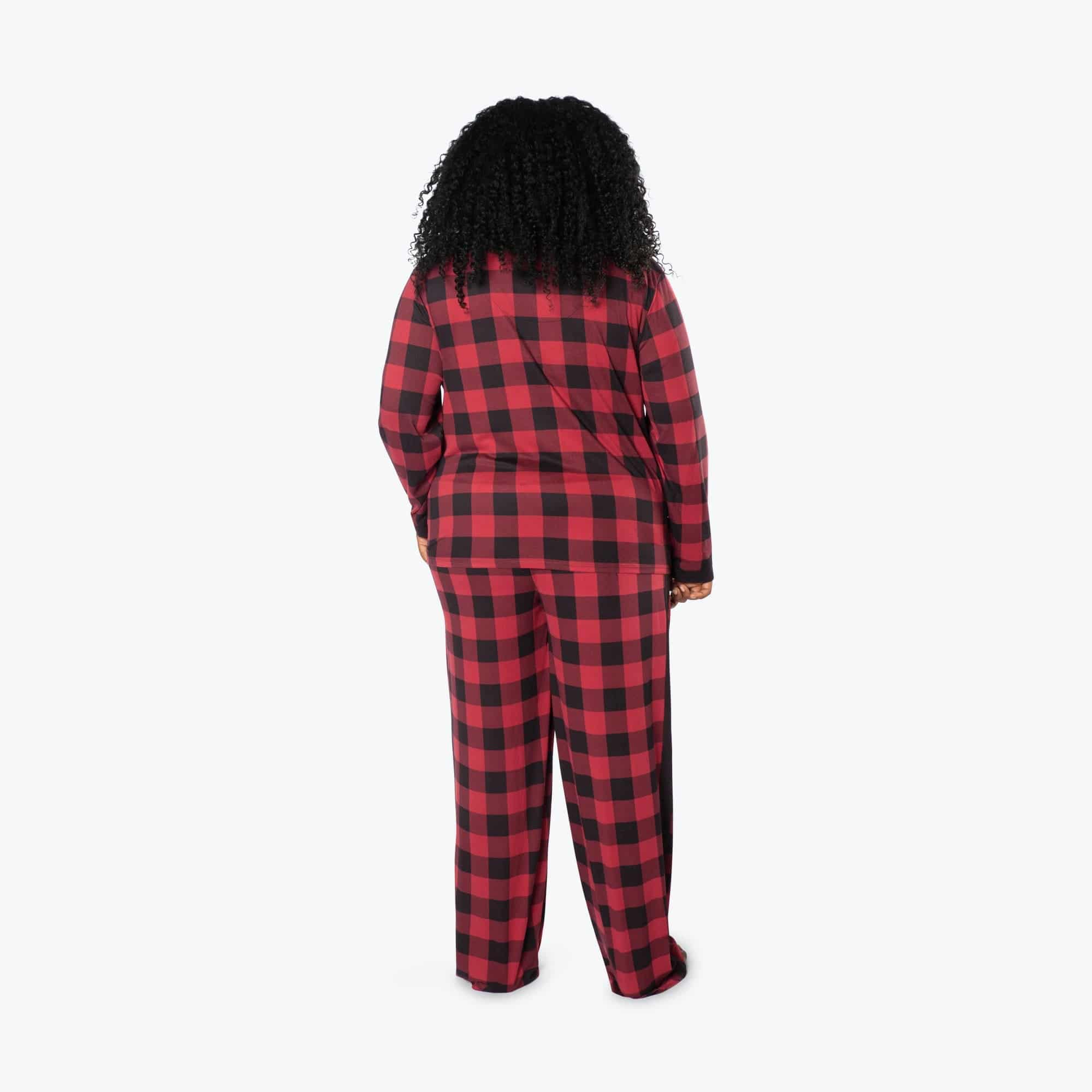 Tandem Collar Pajama Set - BUFFALO CHECK RED - Tandem_BuffaloRedCheck_XL_02