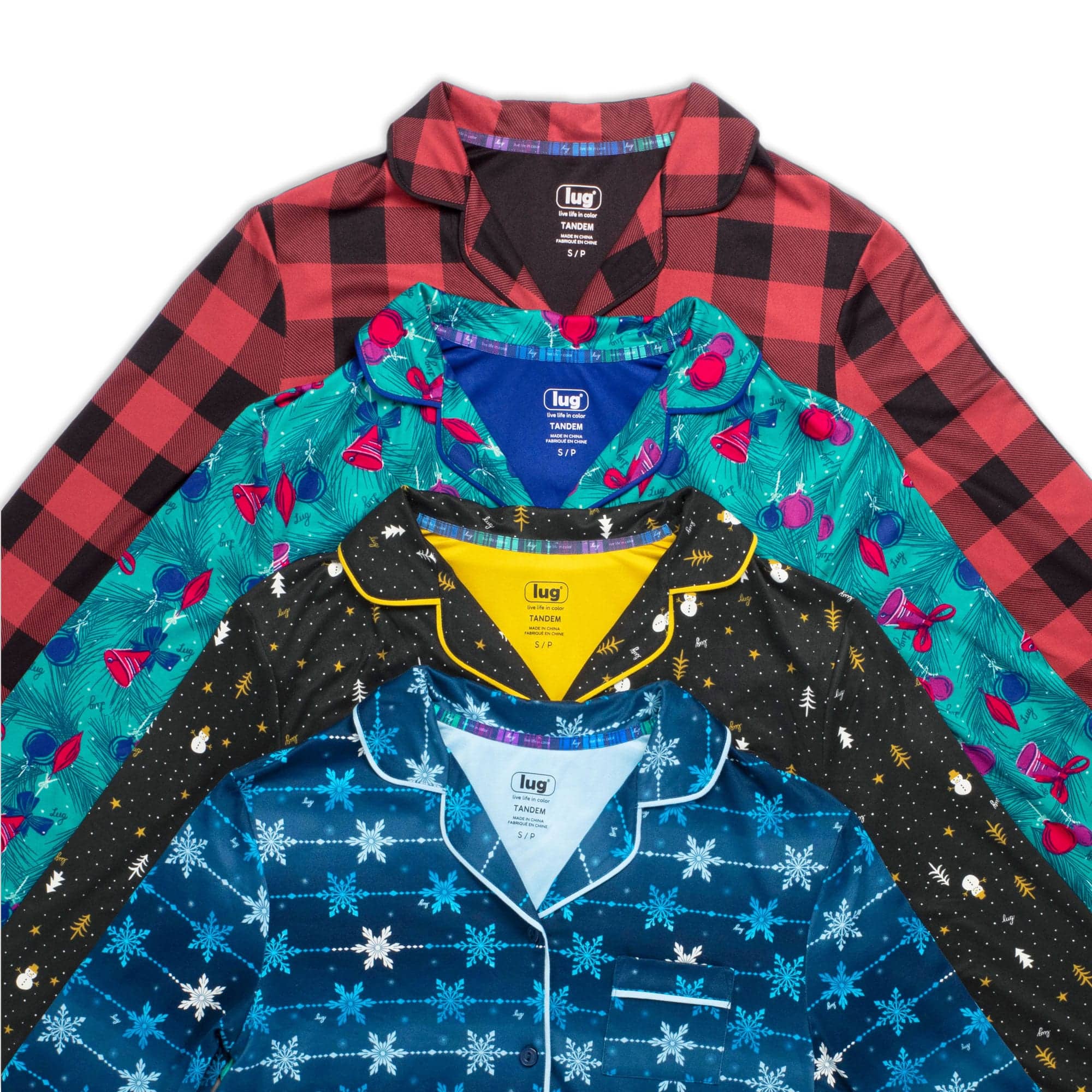 Tandem Collar Pajama Set - - Tandem_Group_02