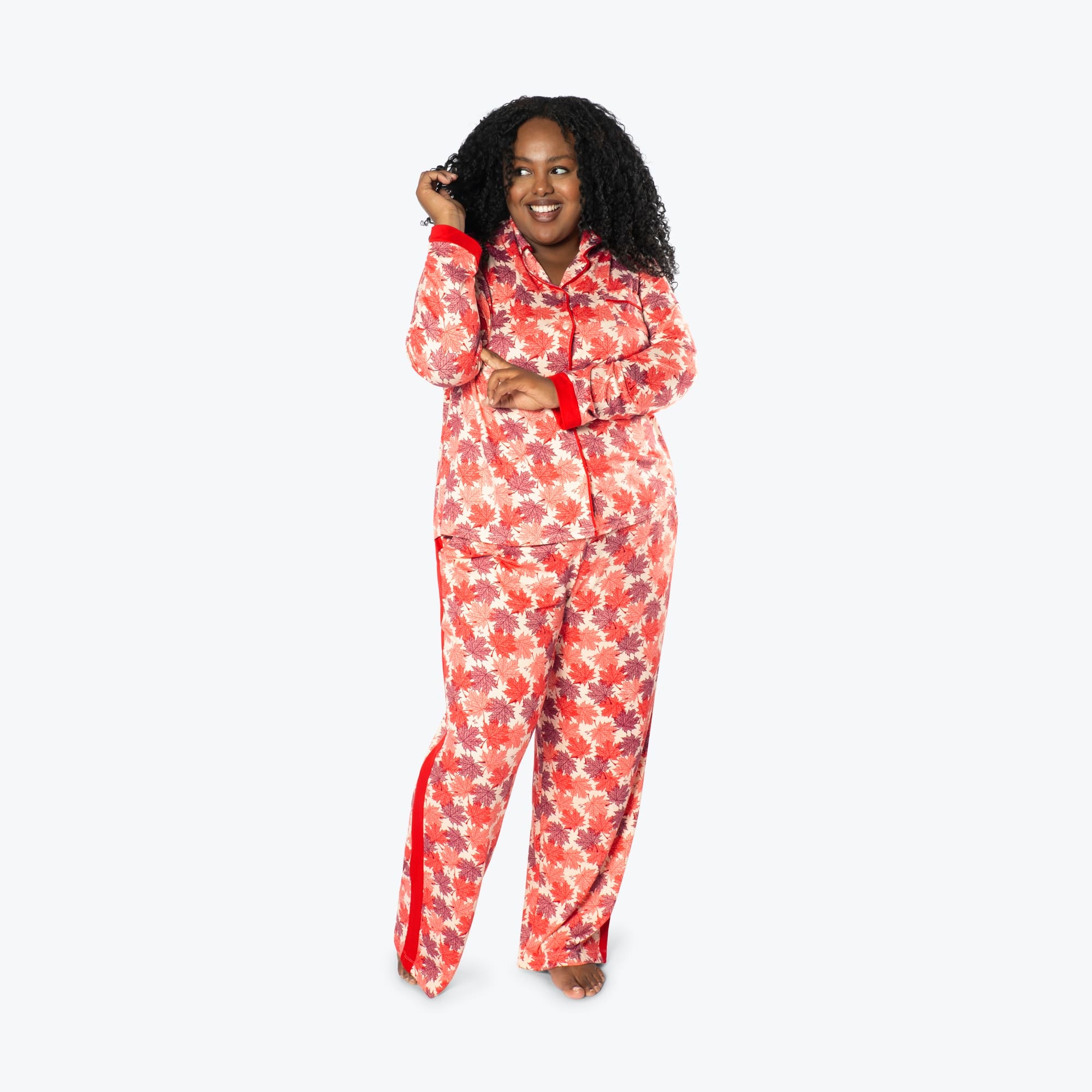 Tandem Collar Pajama Set - MAPLE CREAM - Tandem_MaplesCream_XL_01a
