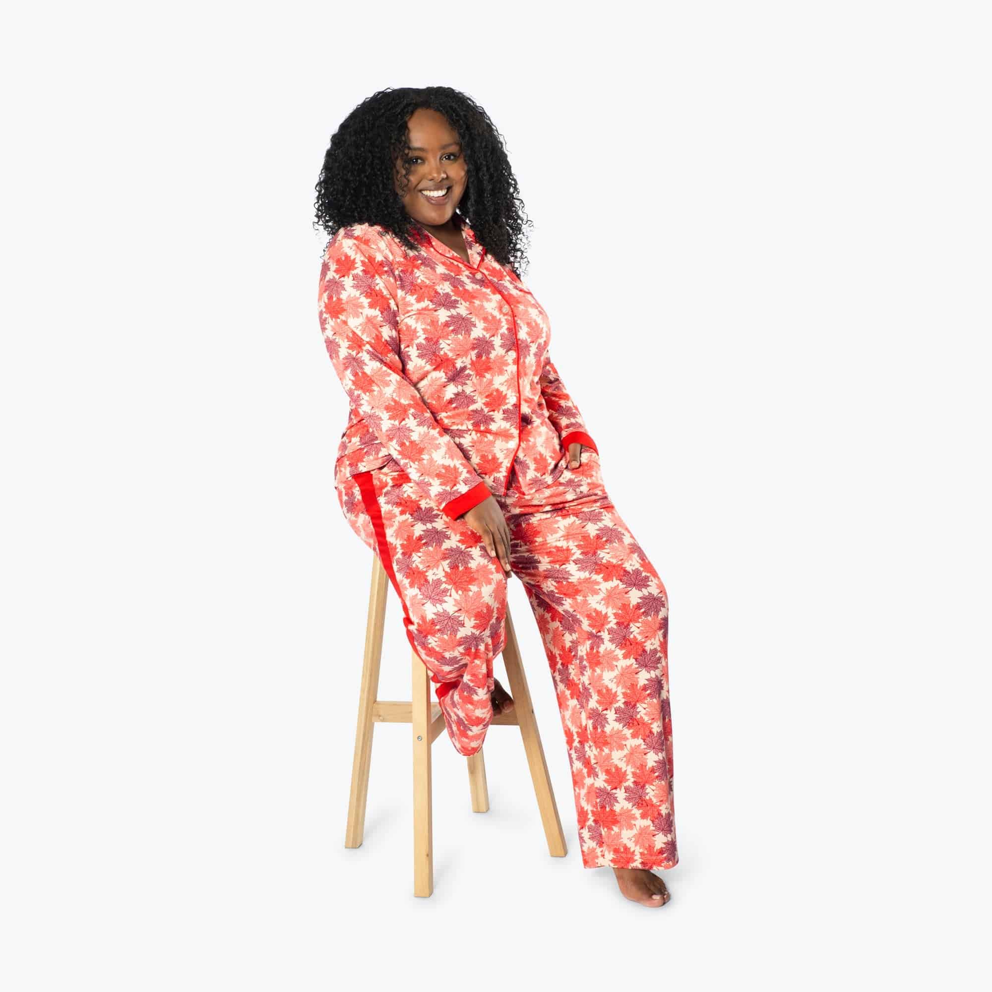 Tandem Collar Pajama Set - MAPLE CREAM - Tandem_MaplesCream_XL_01b
