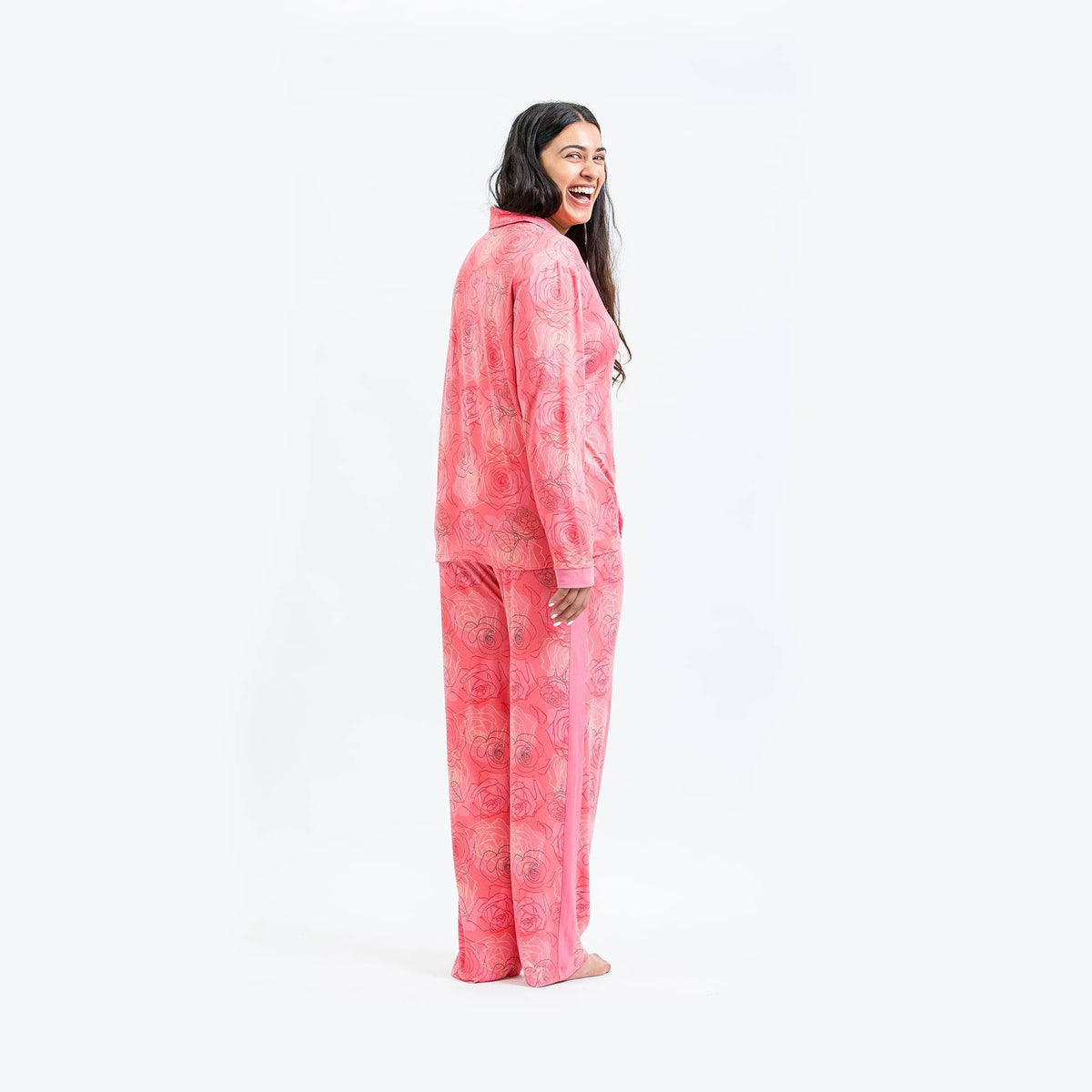 Tandem Collar Pajama Set - SERENITY ROSE - Tandem_SerenityRose_M_02