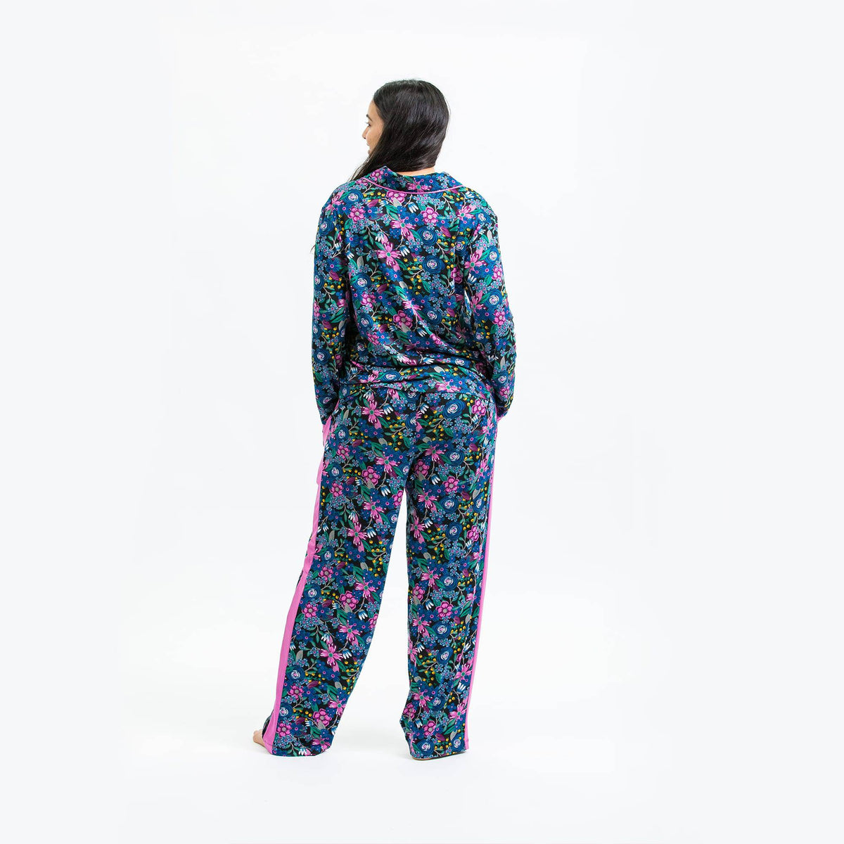Tandem Collar Pajama Set - WHIMSY BLACK - Tandem_WhimsyBlack_M_02