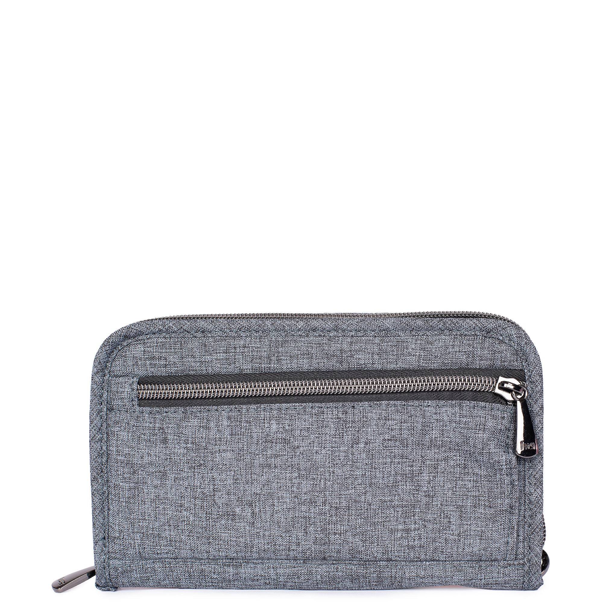 Tandem Zip SE RFID Wallet - HEATHER GREY - TandemzipSE_HeatherGrey_04