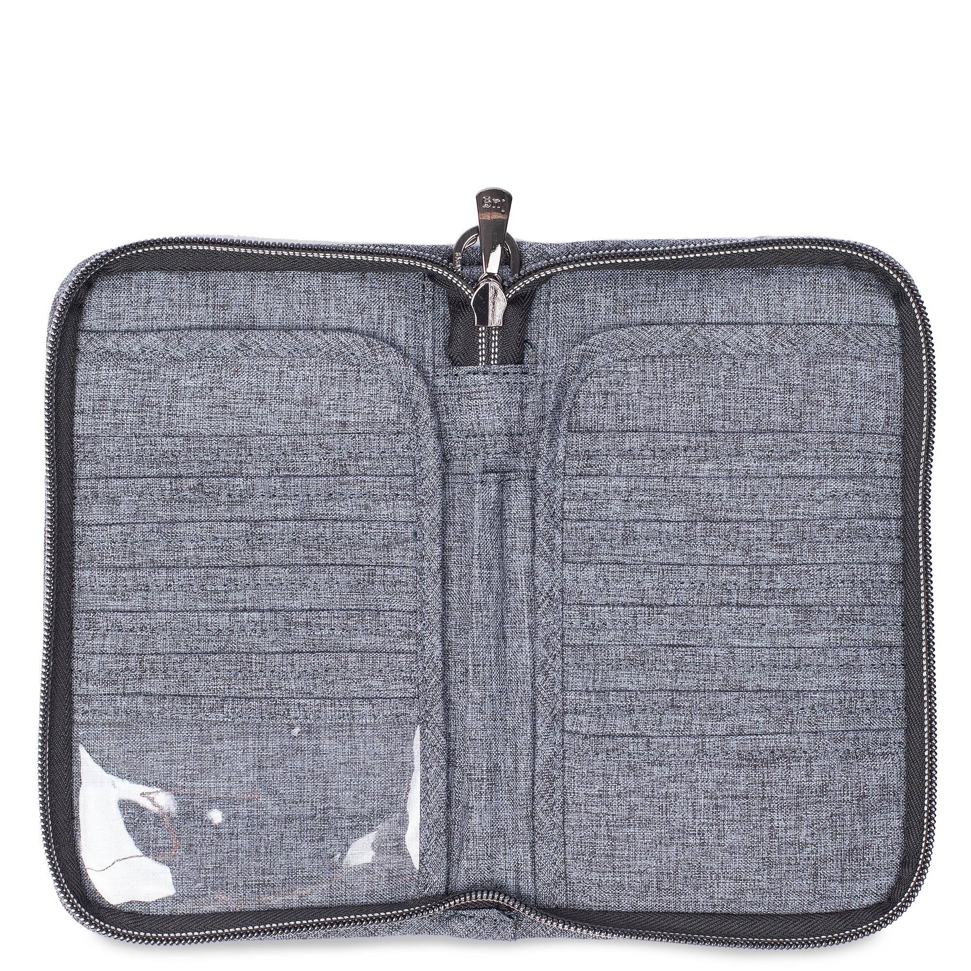 Tandem Zip SE RFID Wallet - HEATHER GREY - TandemzipSE_HeatherGrey_05