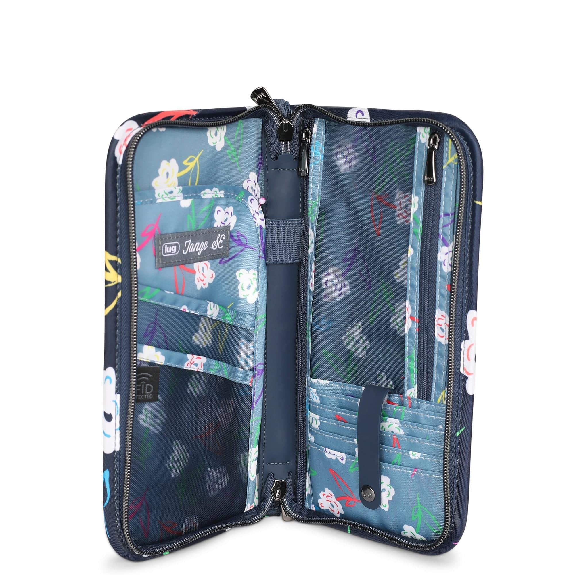 Tango SE Travel RFID Wallet - BRIGHT FLORAL - TangoSE_Bright_Floral_03