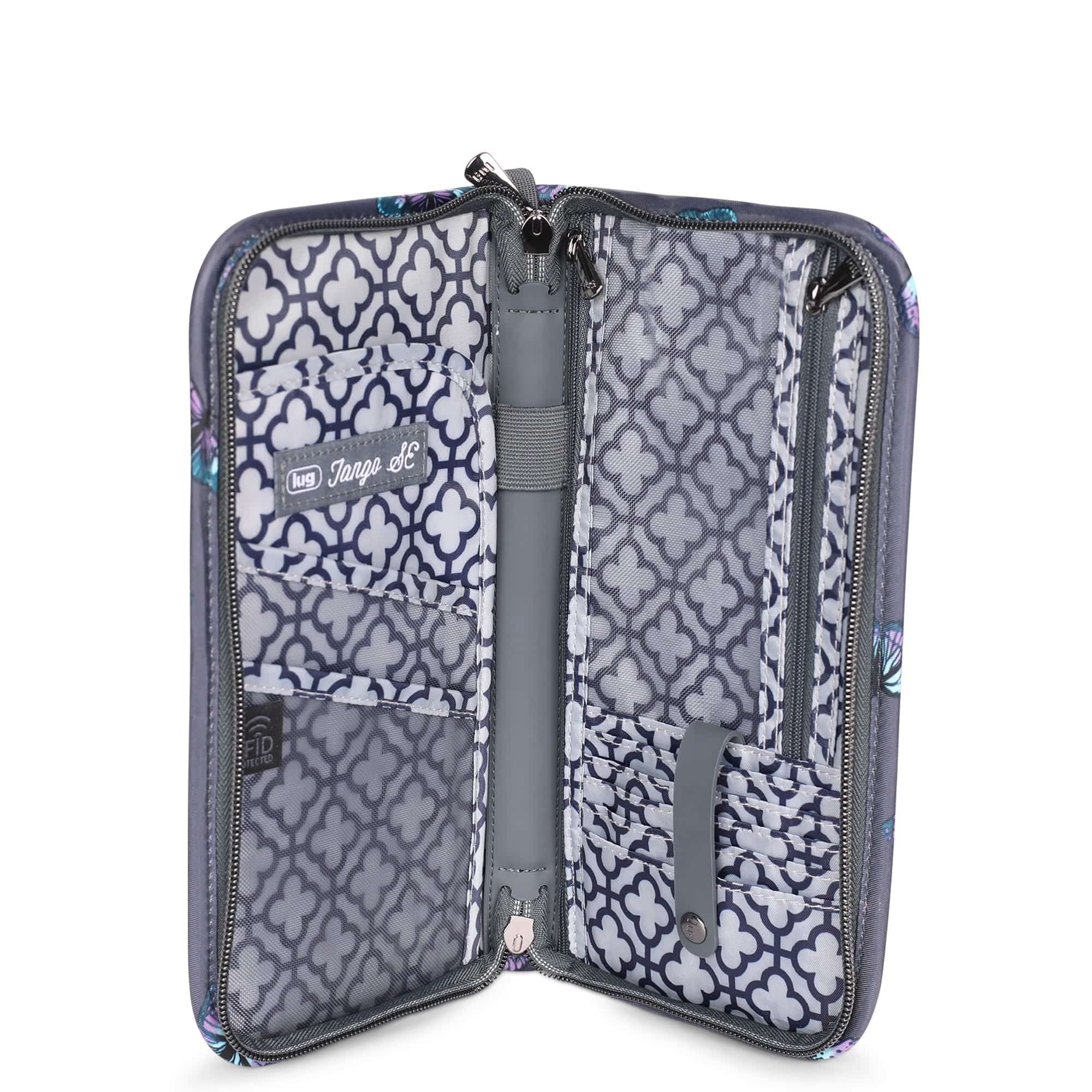 Tango SE Travel RFID Wallet - BUTTERFLY GREY - TangoSE_Butterfley_Grey_03