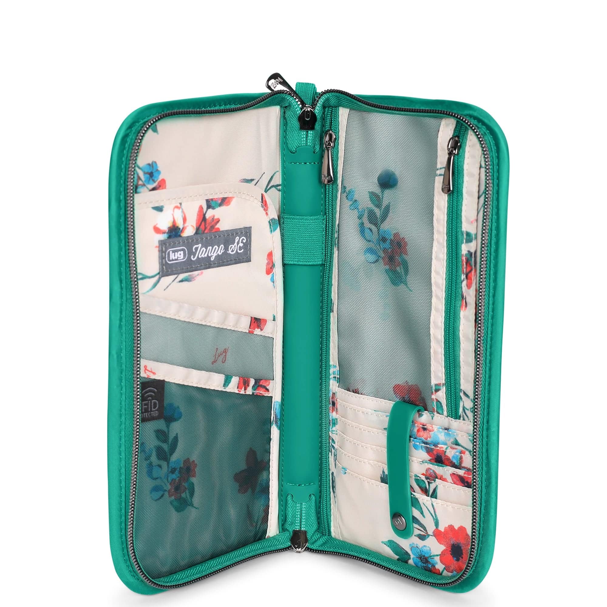 Tango SE Travel RFID Wallet - KELLY GREEN - TangoSE_KellyGreen_03