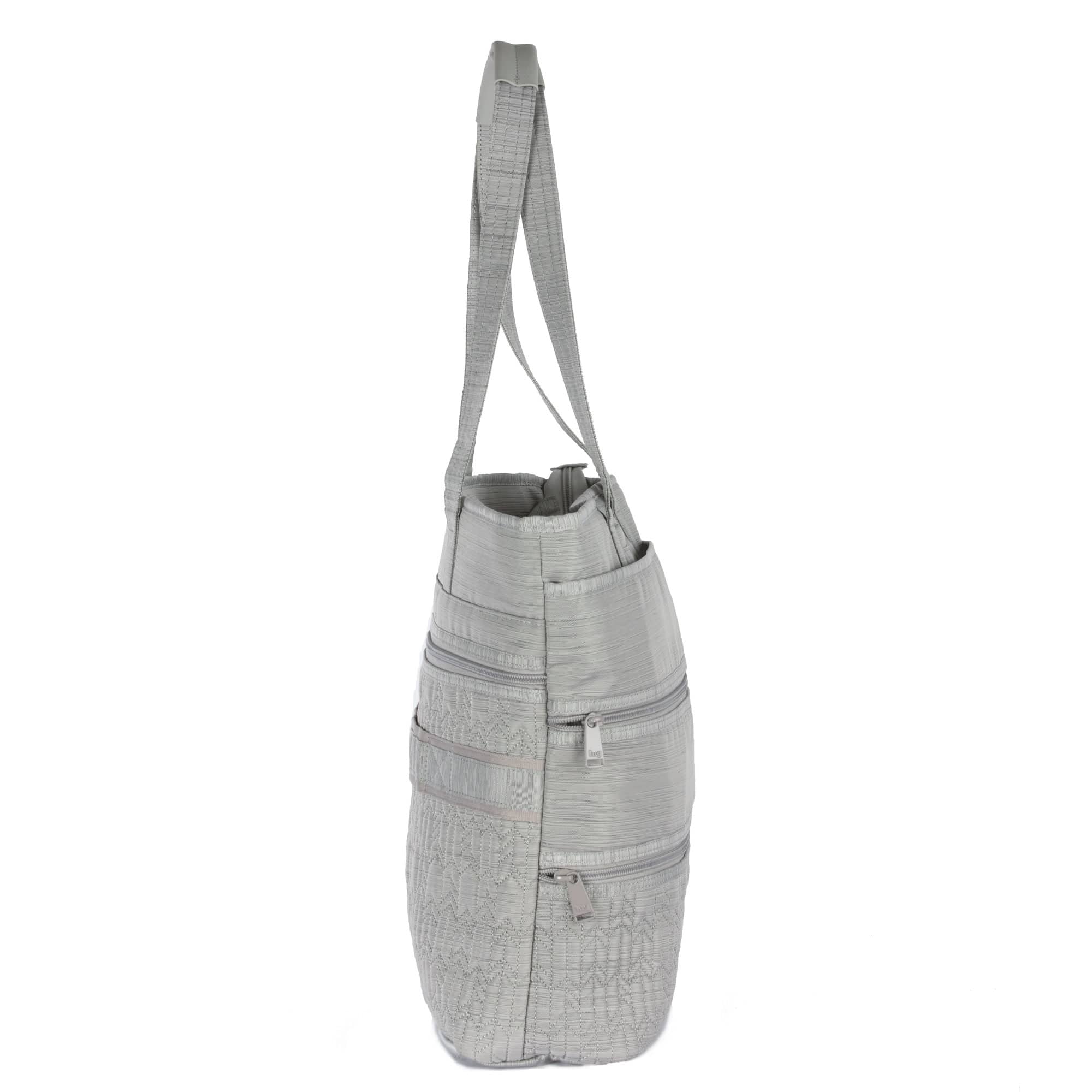 Taxi Tote Bag - BRUSHED SILVER - Taxi_BrushedSilver_03