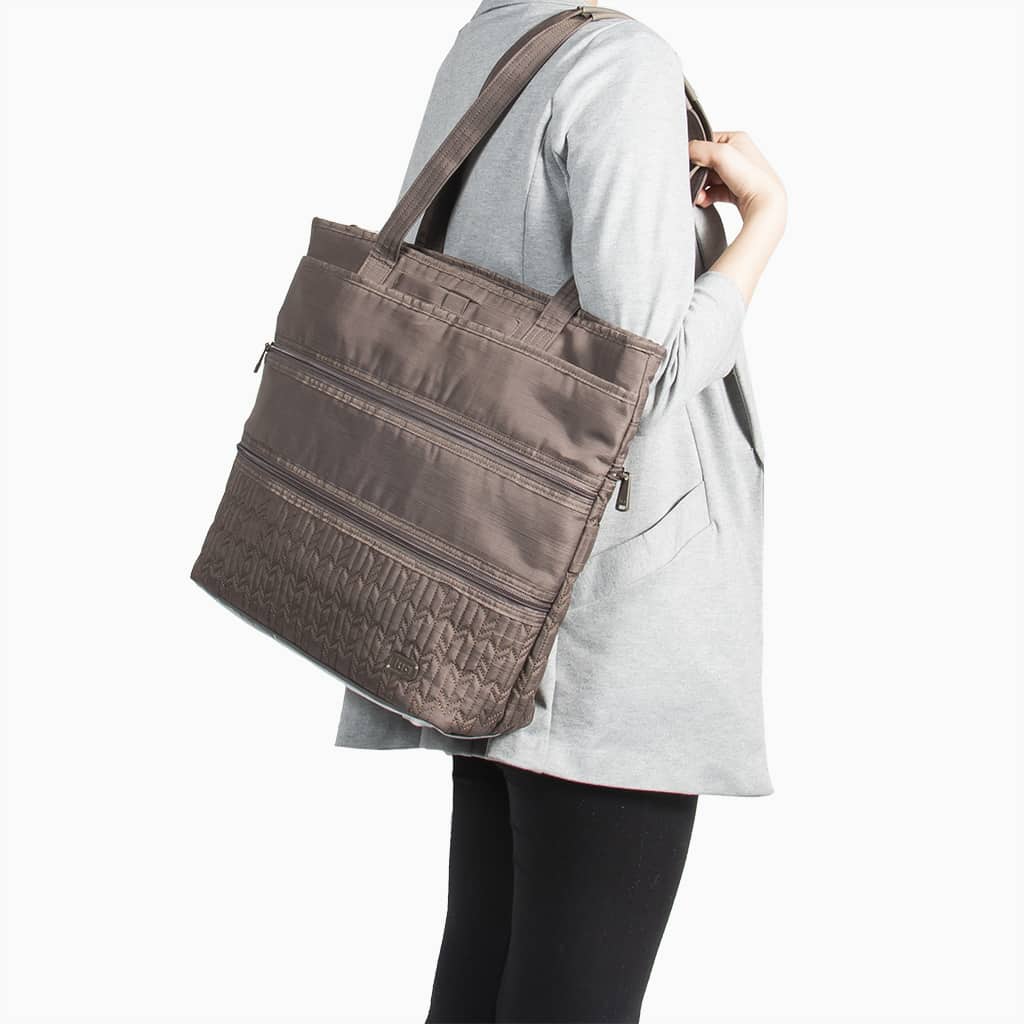 Taxi Tote Bag - BRUSHED WALNUT - Taxi_BrushedWalnut_07