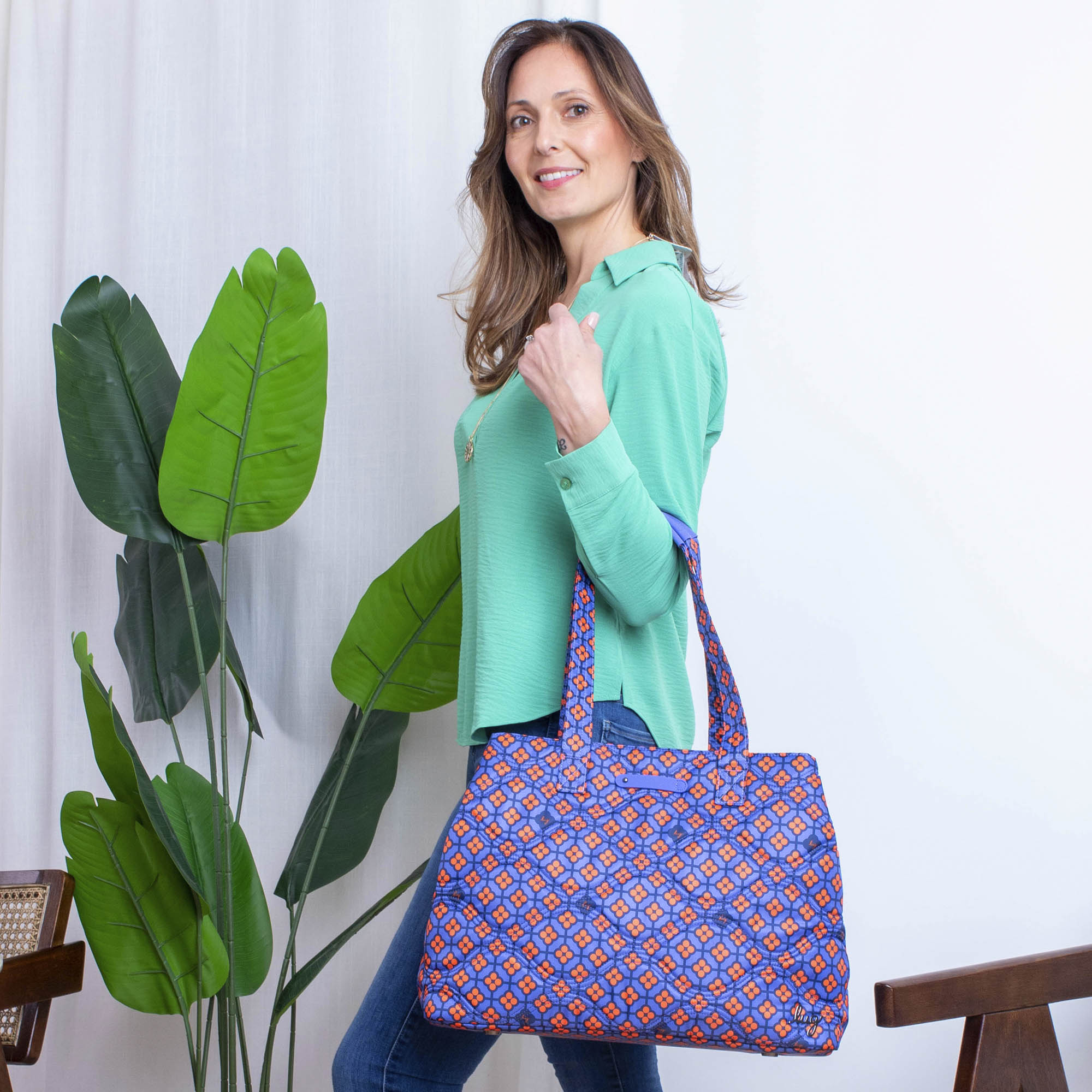 Tempo Tote Bag - VERY BERRY BLUE - TempoClassic_Lifestyle_01