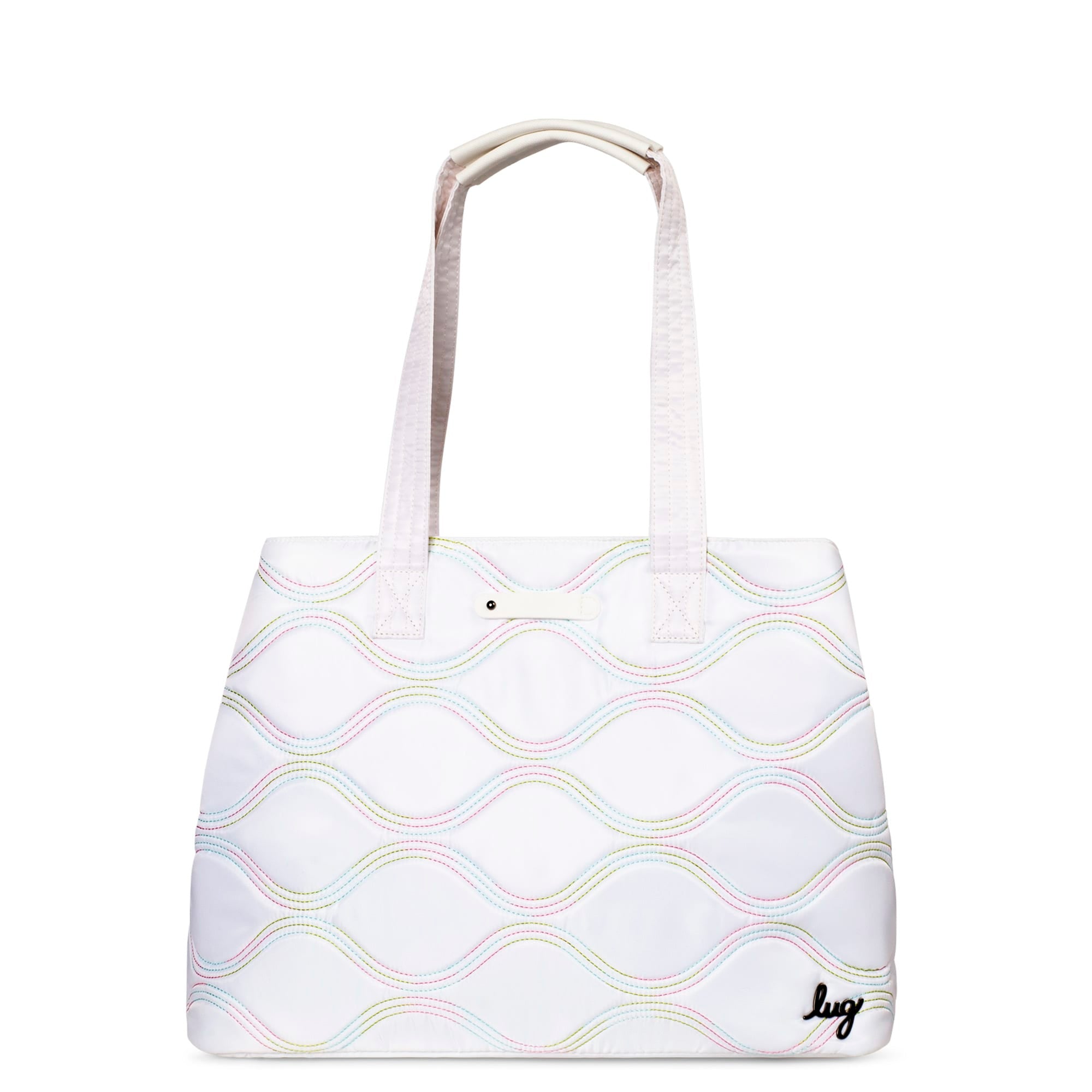 Tempo Tote Bag - WHITE ICEPOP STITCH - TempoClassic_White_WithIce_Pop_01