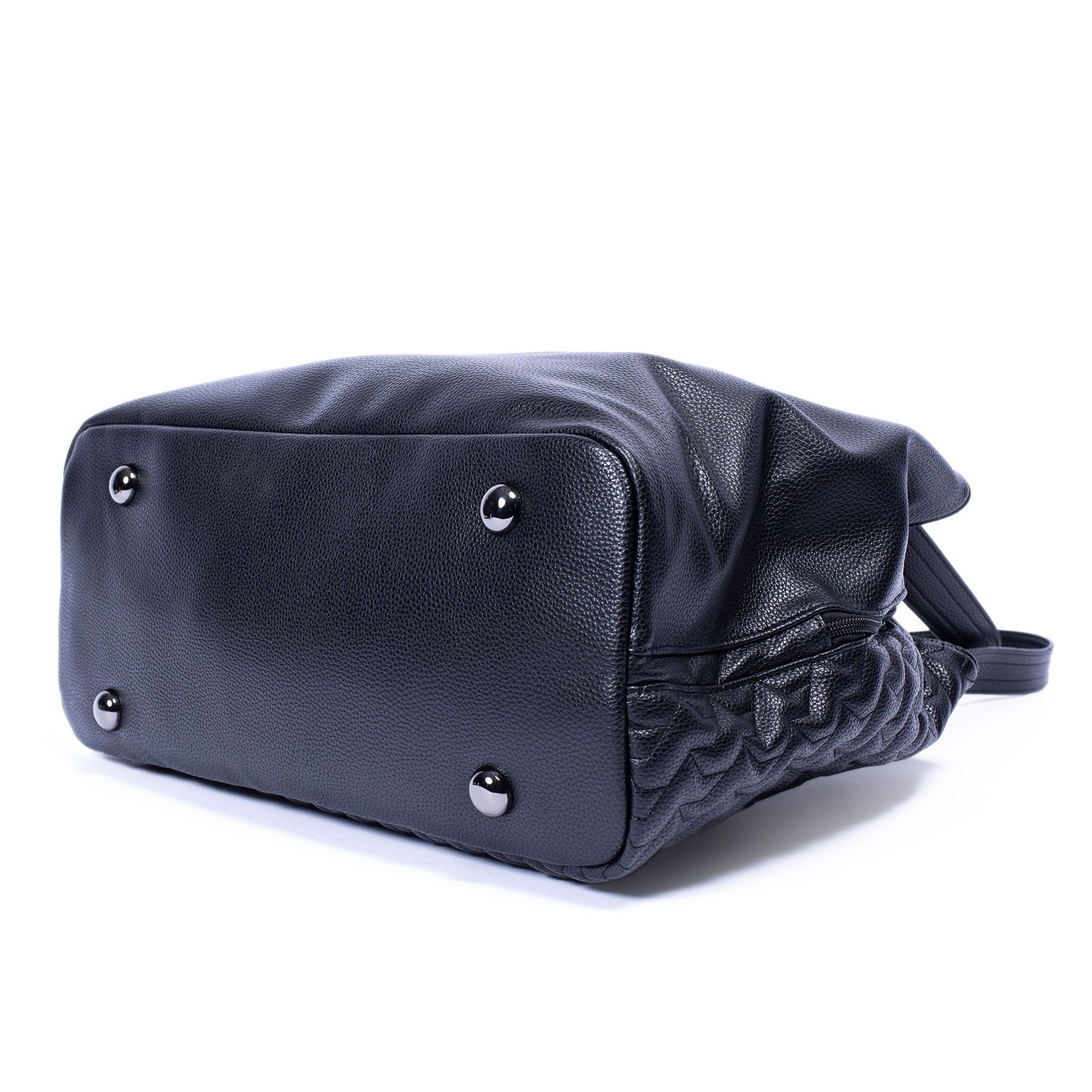 Tempo Classic VL Tote Bag - BLACK ABSTRACT FERNS - TempoVL_Black_06_448b55db-690e-416a-a29b-8514208694fd