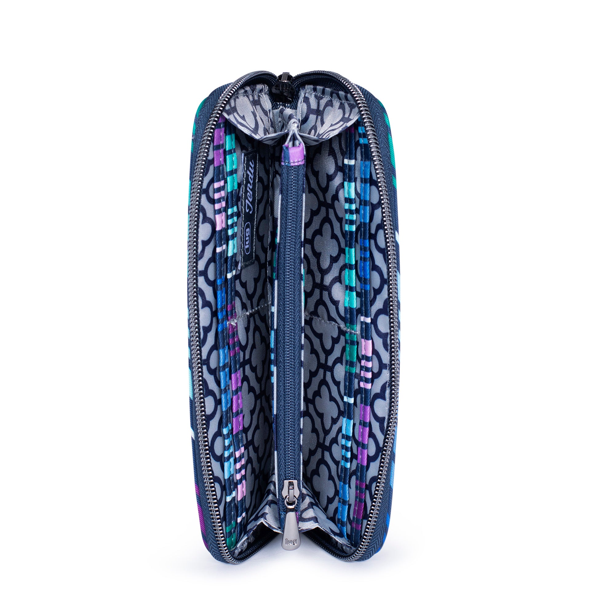 Tendu RFID Wallet - LOVE STRIPE MULTI - Tendu_LoveStraps_05