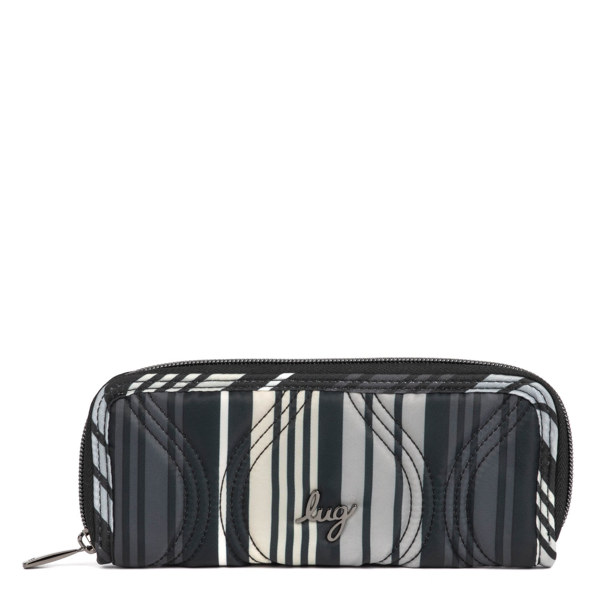 Tendu RFID Wallet - LOVE STRIPE BLACK - Tendu_LoveStripeBlack_01