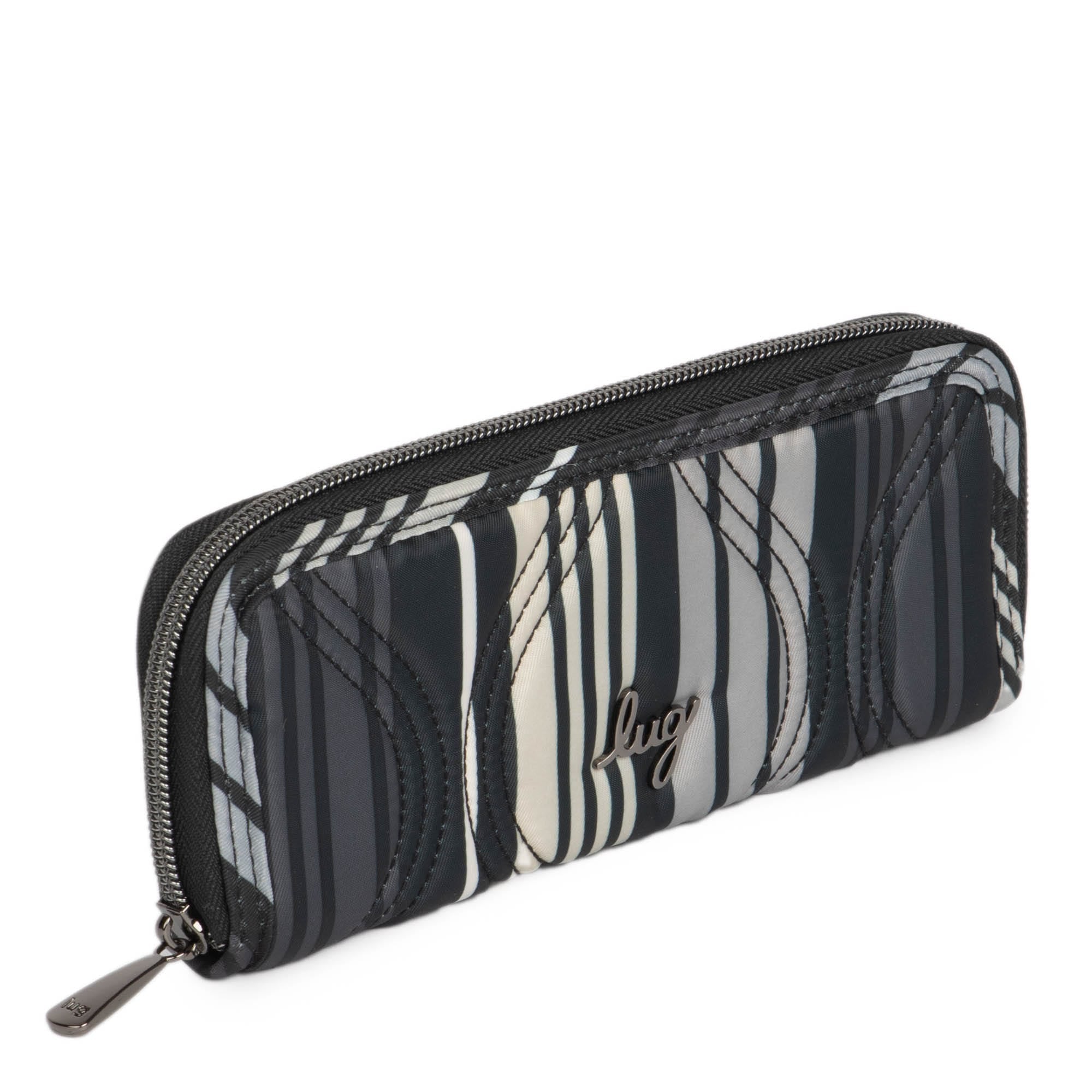 Tendu RFID Wallet - LOVE STRIPE BLACK - Tendu_LoveStripeBlack_02