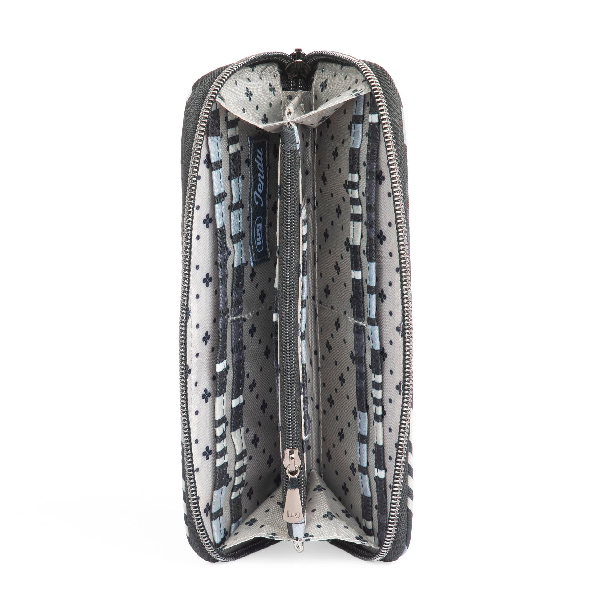 Tendu RFID Wallet - LOVE STRIPE BLACK - Tendu_LoveStripeBlack_04