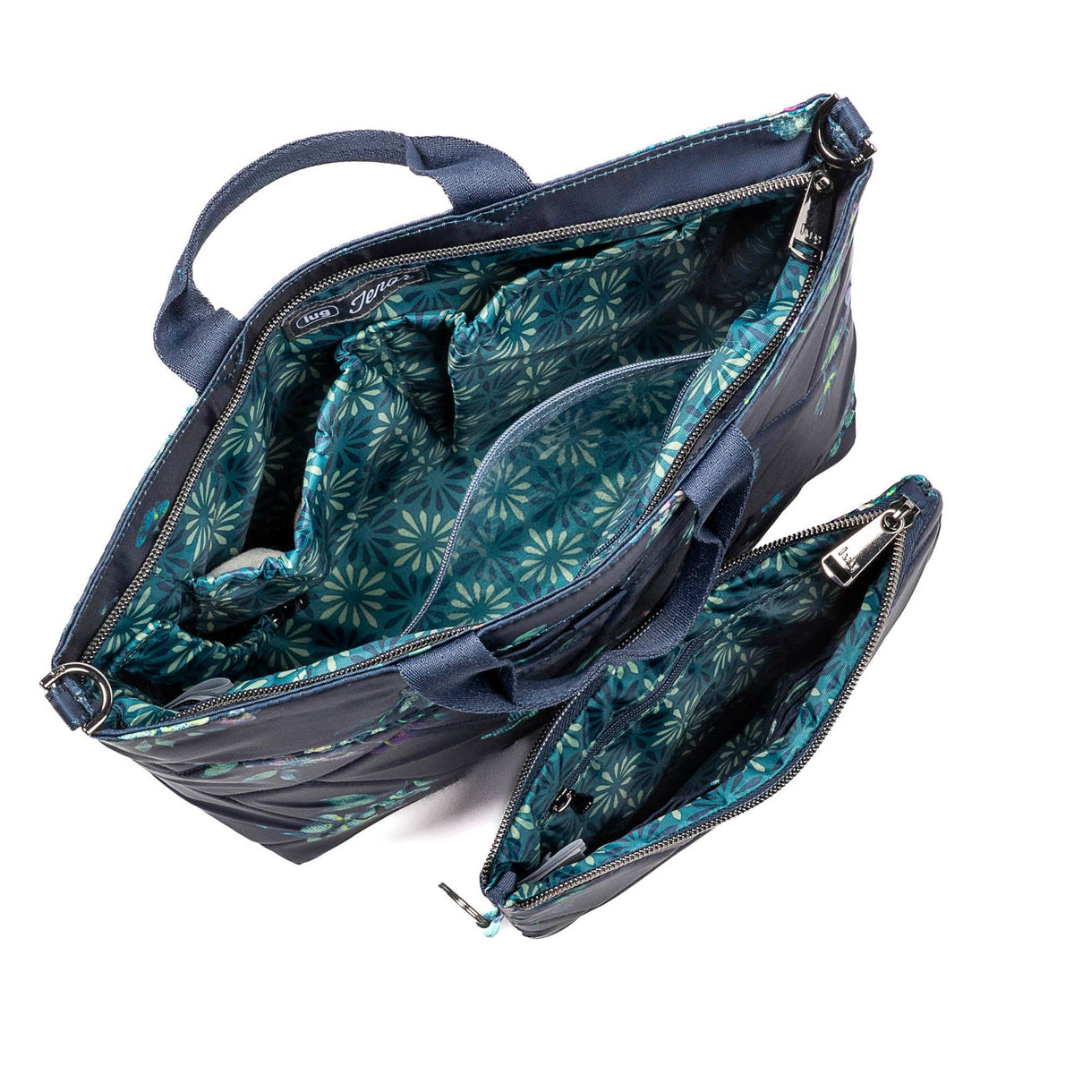 Tenor 2pc Crossbody Bag - BOUQUET NAVY - Tenor2pc_BouquetNavy_06_f90d67d9-1661-4a66-b609-d25e72cd3356
