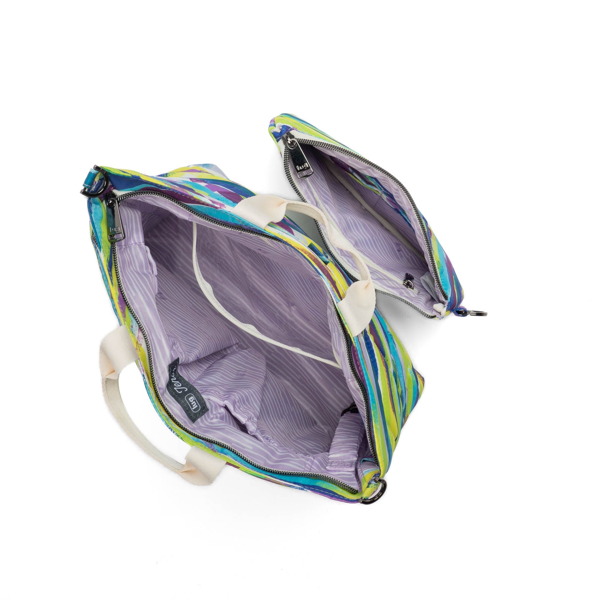 Tenor 2pc Crossbody Bag - BRUSHSTROKES MULTI - Tenor2pc_BrushstrokesMulti_06