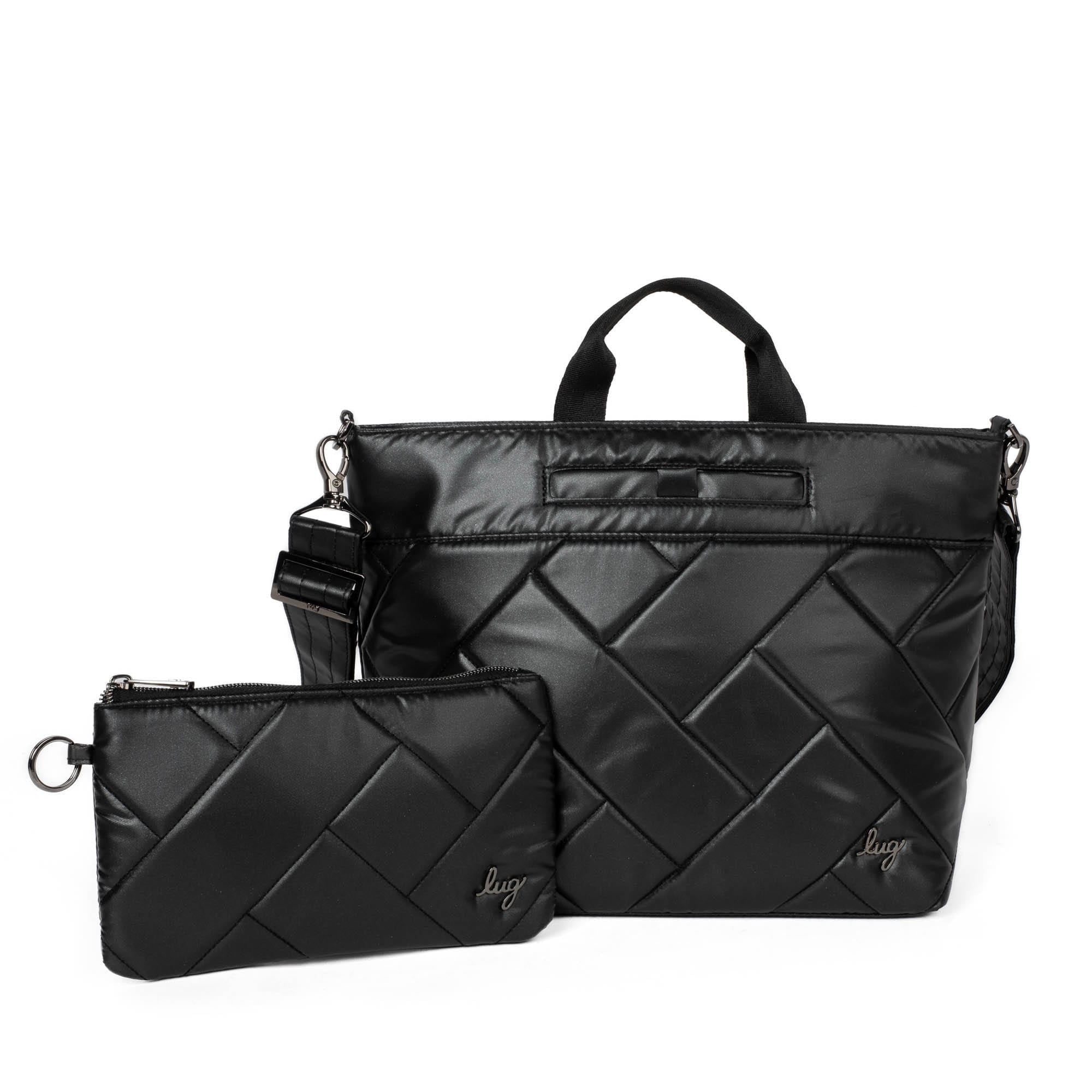 Tenor 2pc Crossbody Bag - METALLIC BLACK - Tenor2pc_MetallicBlack_02