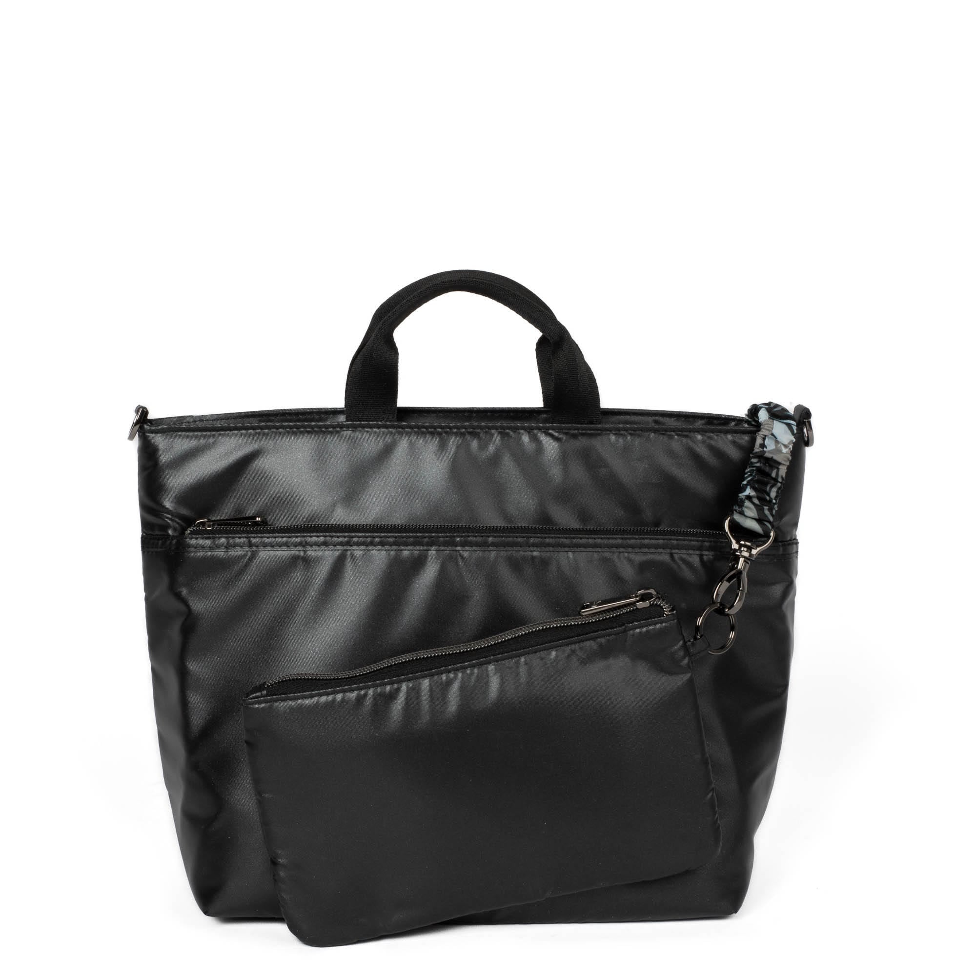 Tenor 2pc Crossbody Bag - METALLIC BLACK - Tenor2pc_MetallicBlack_05