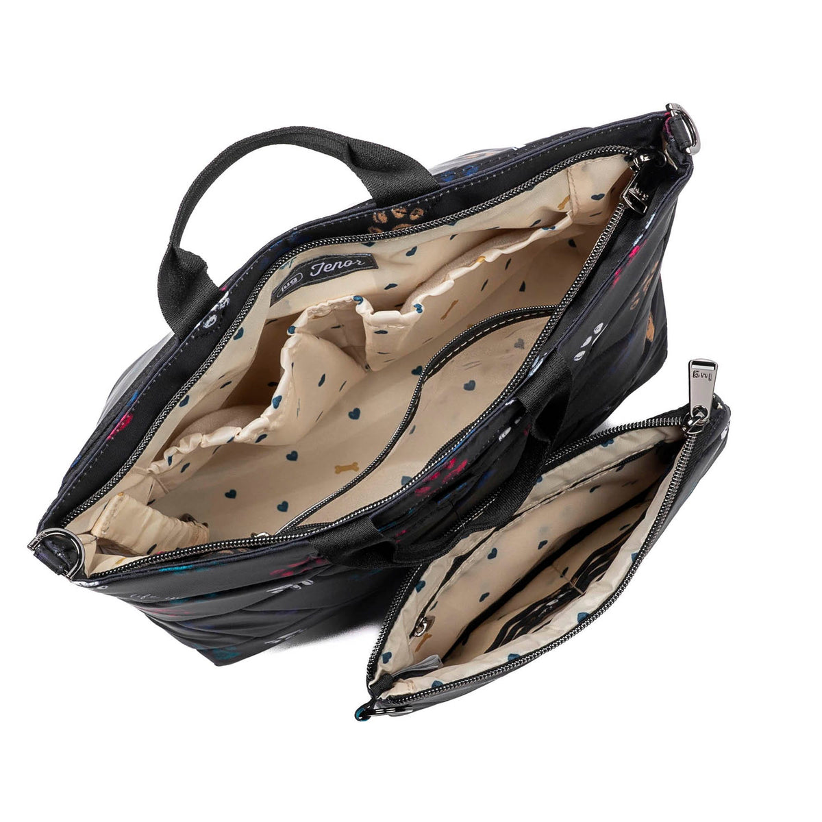 Tenor 2pc Crossbody Bag - PAWS BLACK - Tenor2pc_PawsBlack_06_0a639b90-481a-4fdd-b482-7d9db29b8afc