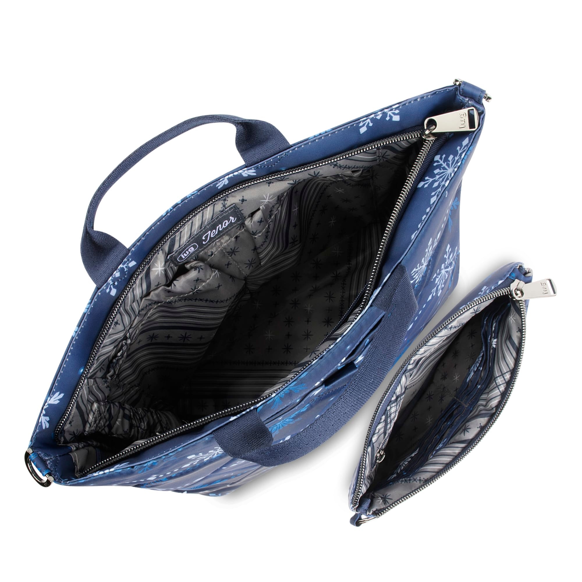Tenor 2pc Crossbody Bag - SNOWFLAKE NAVY - Tenor2pc_Snowflake_Navy_05