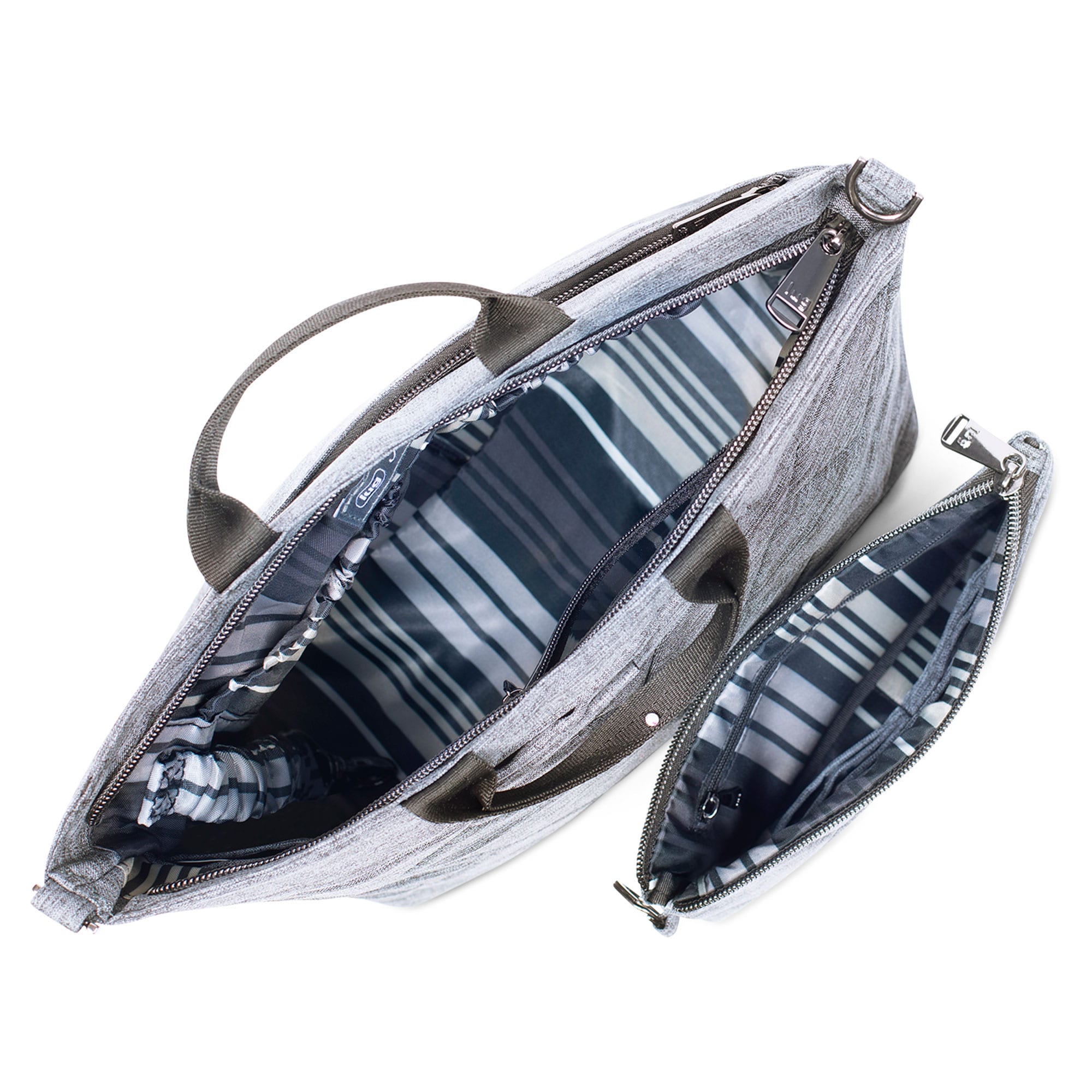 Tenor 2pc Crossbody Bag - HEATHER GREY - Tenor_Heather-Grey_05