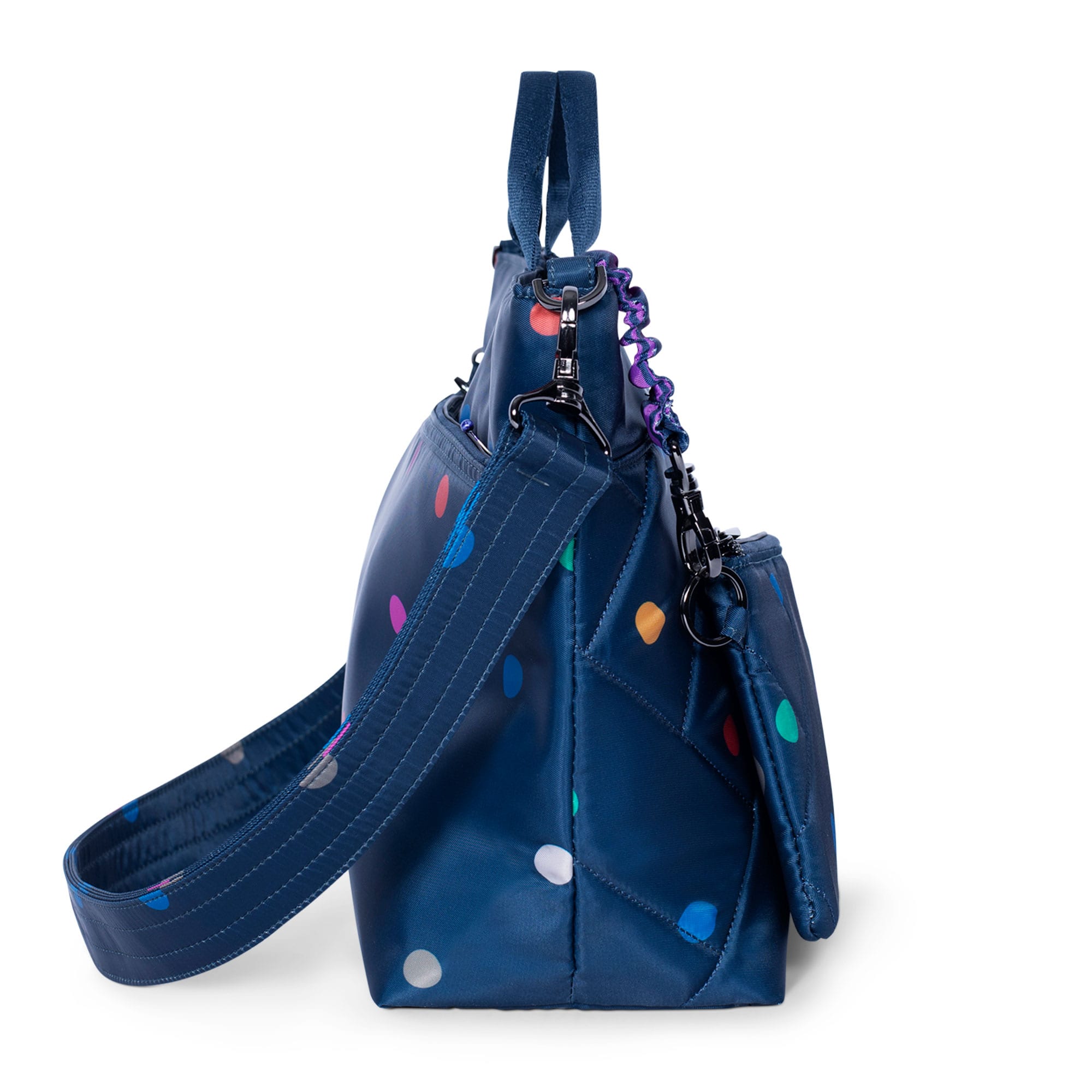 Tenor 2pc Crossbody Bag - MULTI DOTS NAVY - Tenor_MultiDotNavy_03