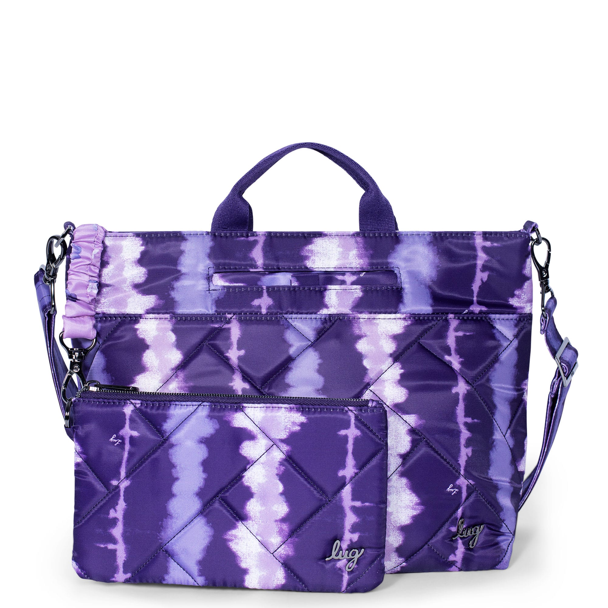 Tenor 2pc Crossbody Bag - SHIBORI PURPLE - Tenor_ShiboriPurple_01