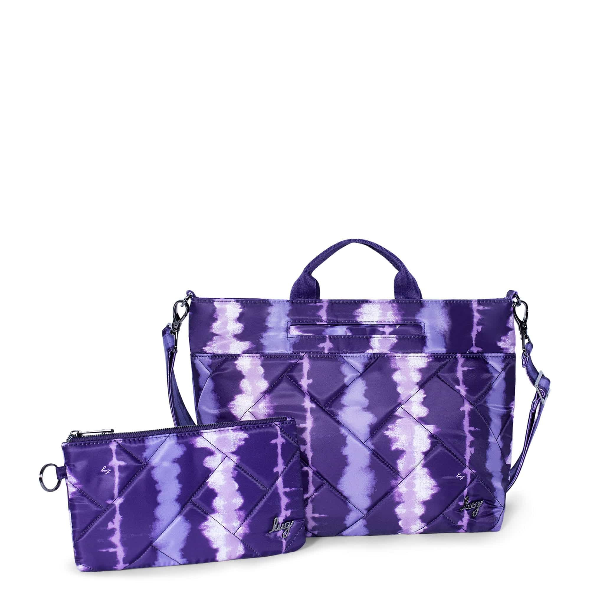 Tenor 2pc Crossbody Bag - SHIBORI PURPLE - Tenor_ShiboriPurple_01a