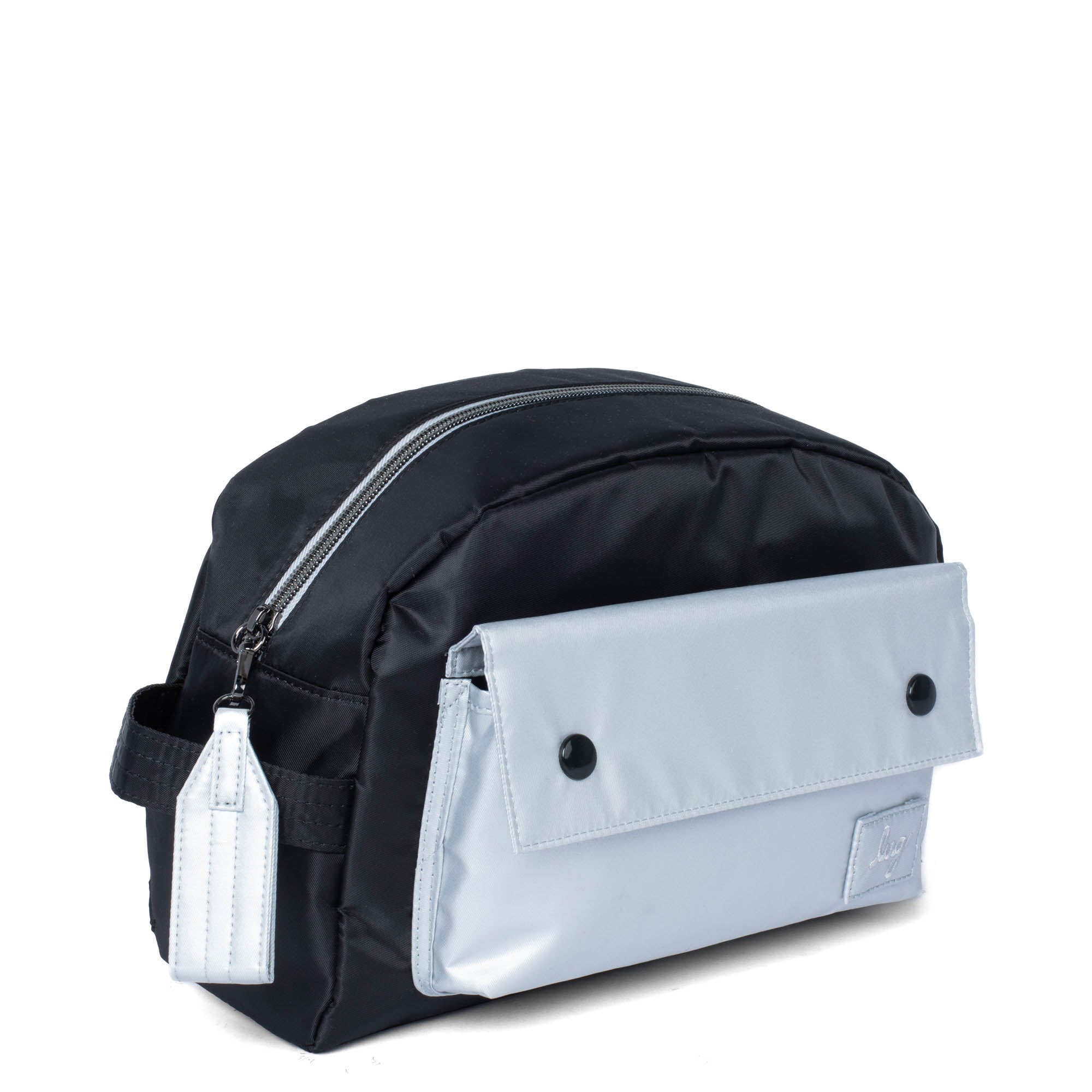 Towboat Toiletry Case - BLACK METALLIC SILVER - TowBoat_BlackMetallicSilver_02