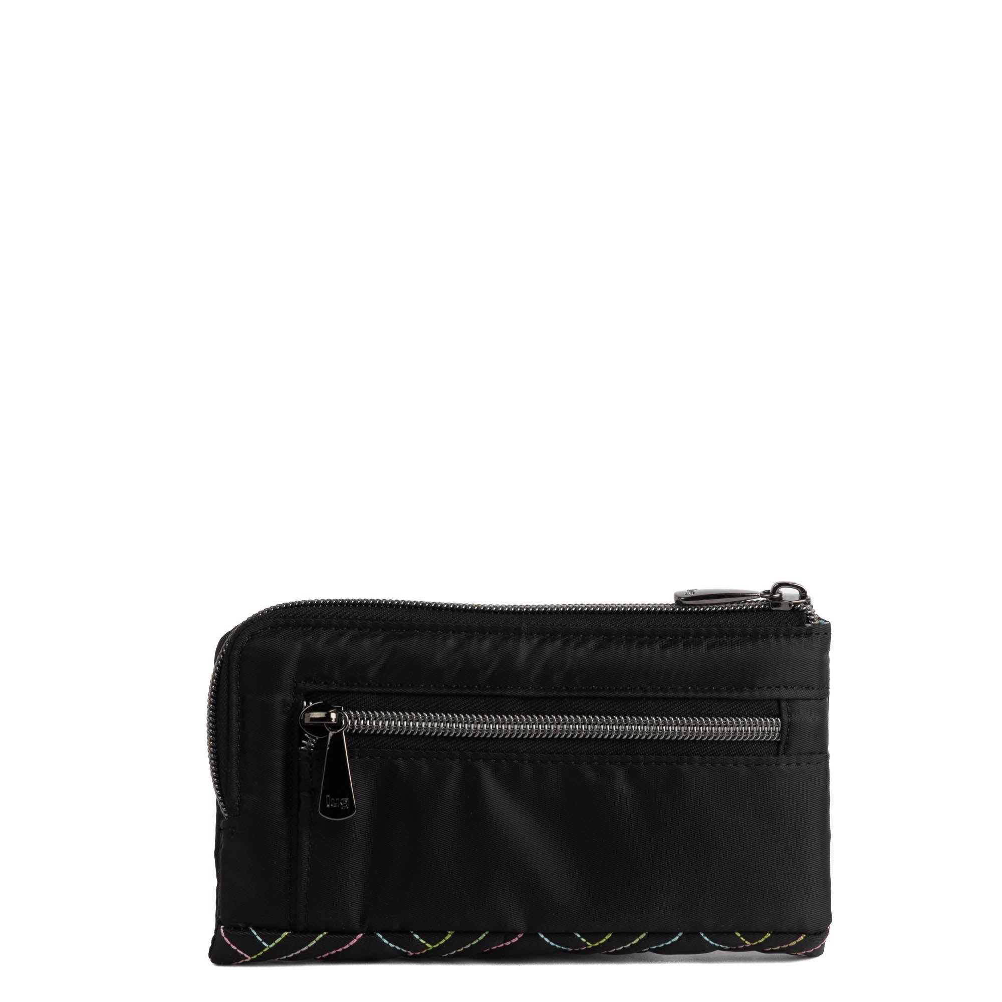 Tram 2 RFID Wallet - BLACK ICEPOP STITCH - Tram2_BlackWithIcePop_03