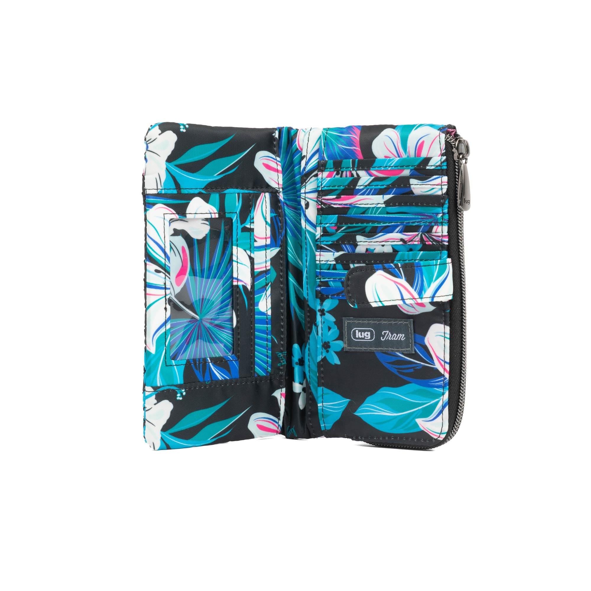 Tram 2 RFID Wallet - HIBISCUS MULTI - Tram2_HibiscusMulti_04