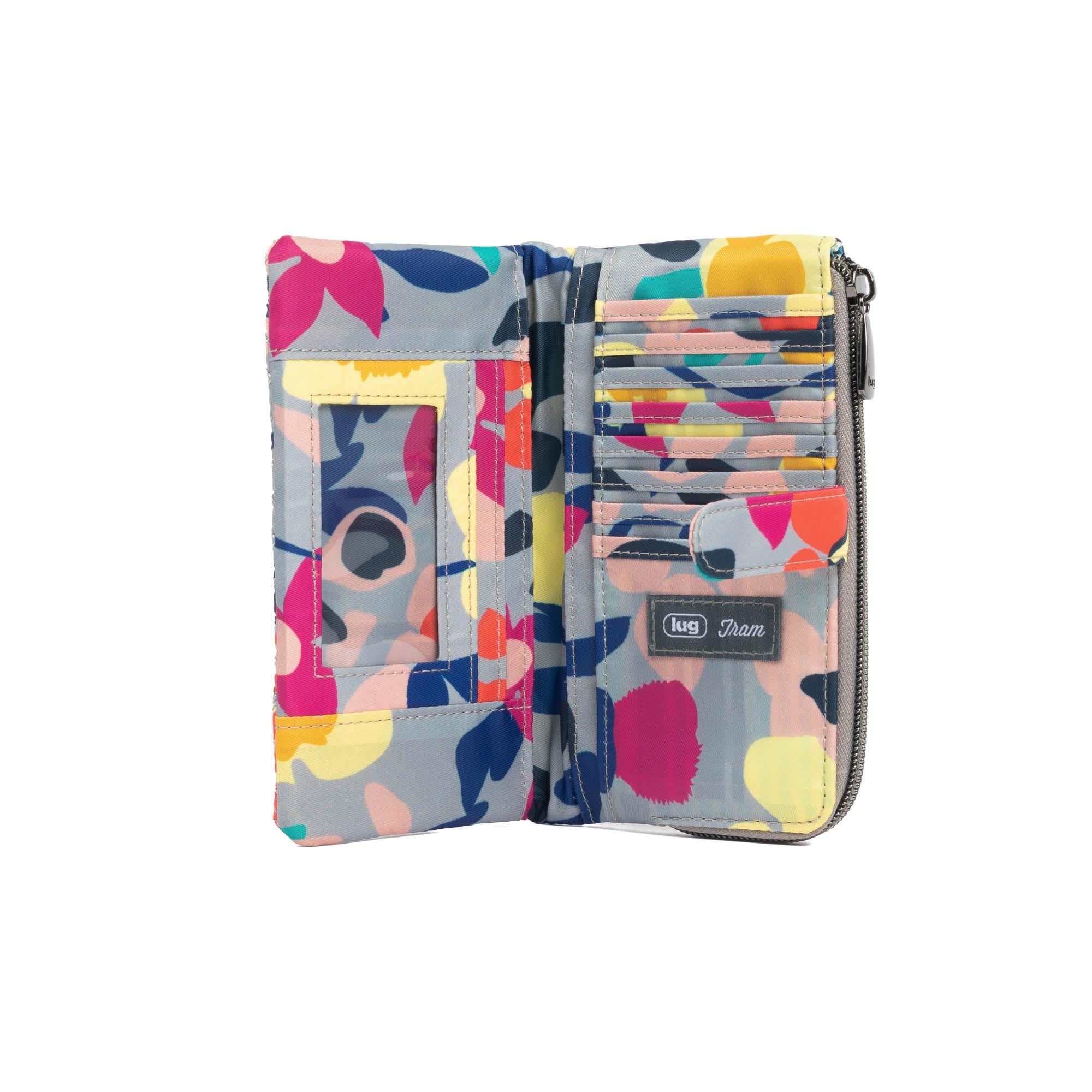 Tram 2 RFID Wallet - WILDFLOWER MULTI - Tram2_WildflowerMulti_04