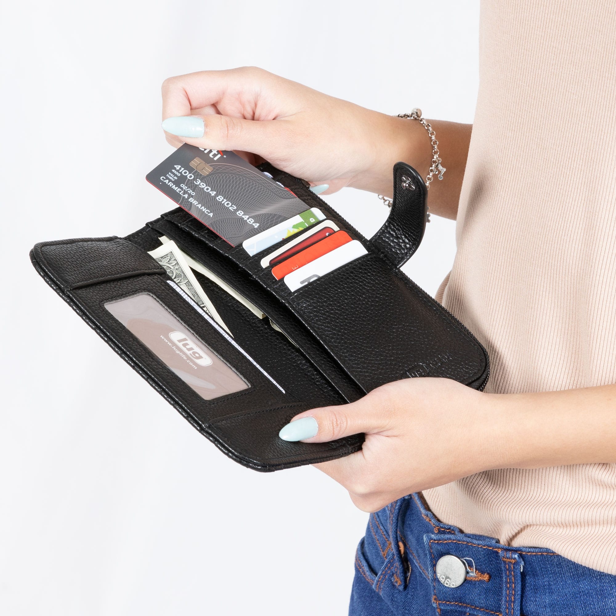 Tram Classic VL RFID Wallet - - TramVL_Black_07b
