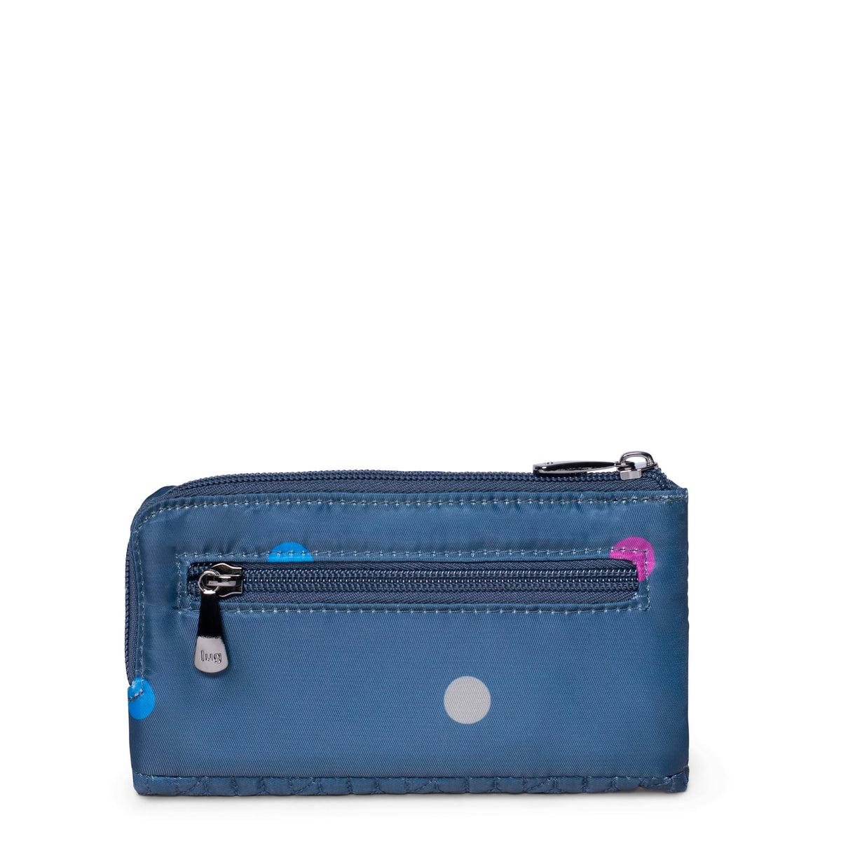 Tram RFID Wallet - MULTI DOTS NAVY - Tram_BlueDot_04_1