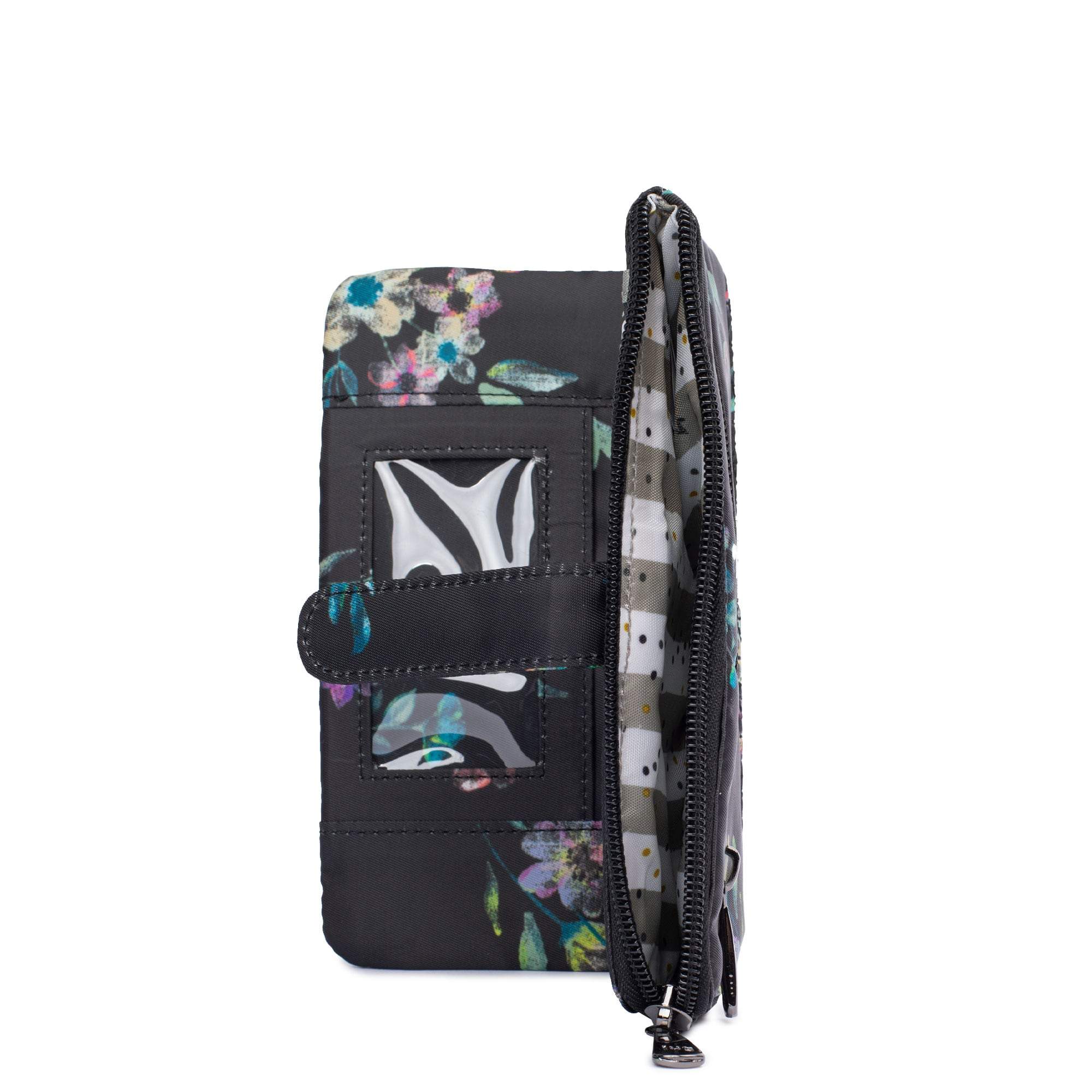 Tram RFID Wallet - BOUQUET BLACK - Tram_BouquetBlack_05a_b6ba992f-9979-4ed5-8d8c-cd49851467c5